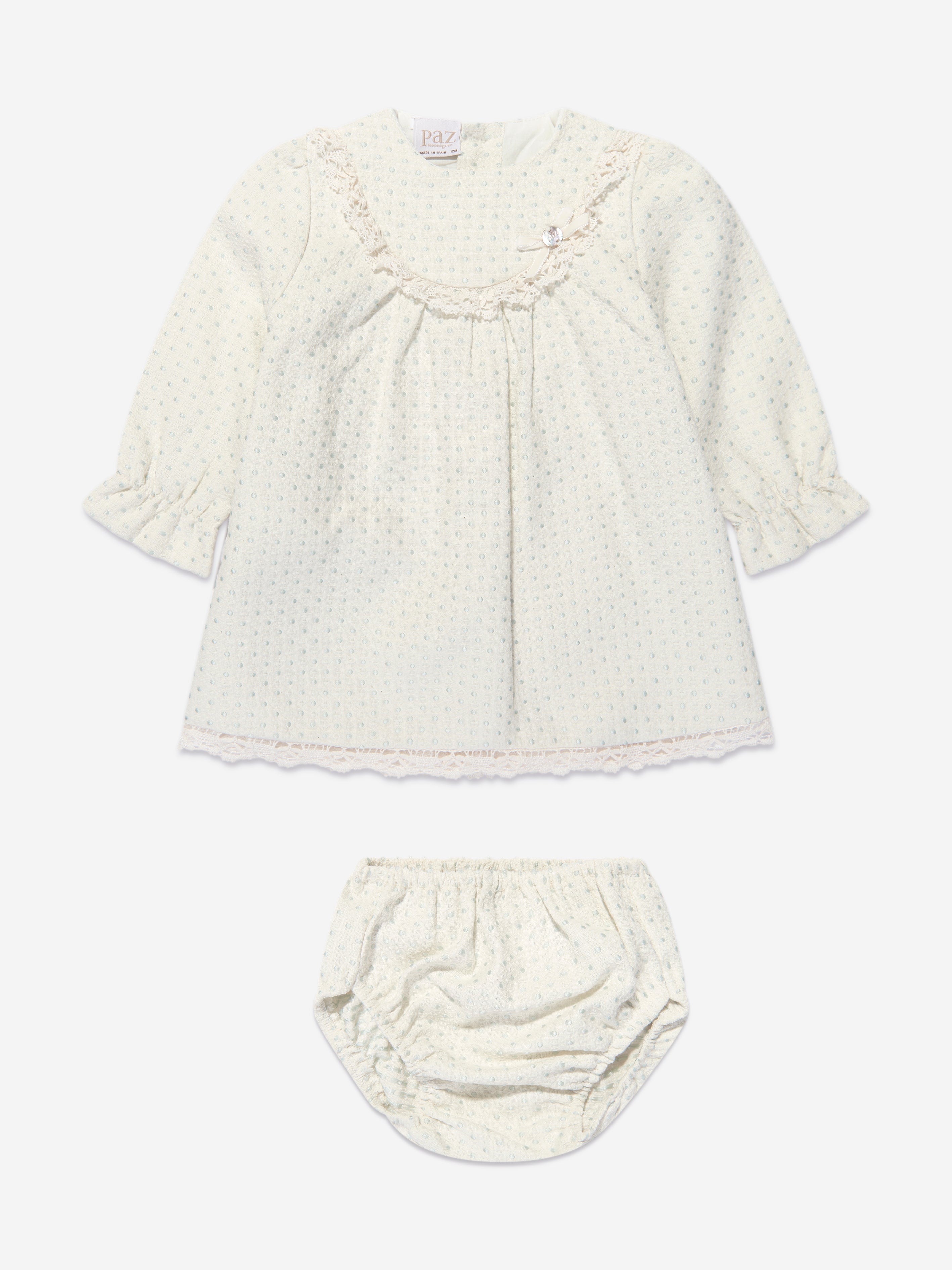 Paz Rodriguez Baby Girls Dress With Bloomers In Multi