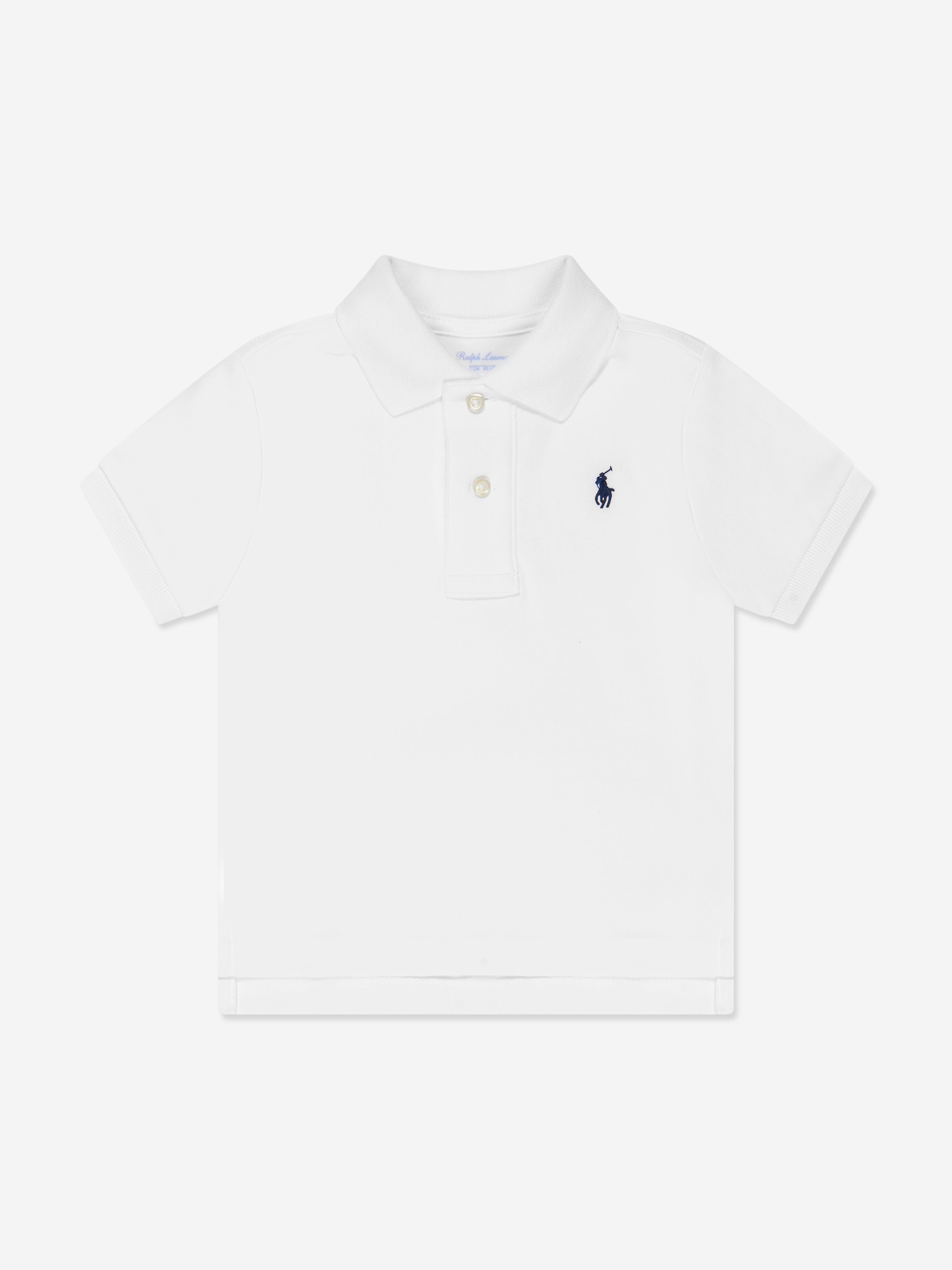 Ralph Lauren Kids' Baby Boys Logo Polo Shirt In White