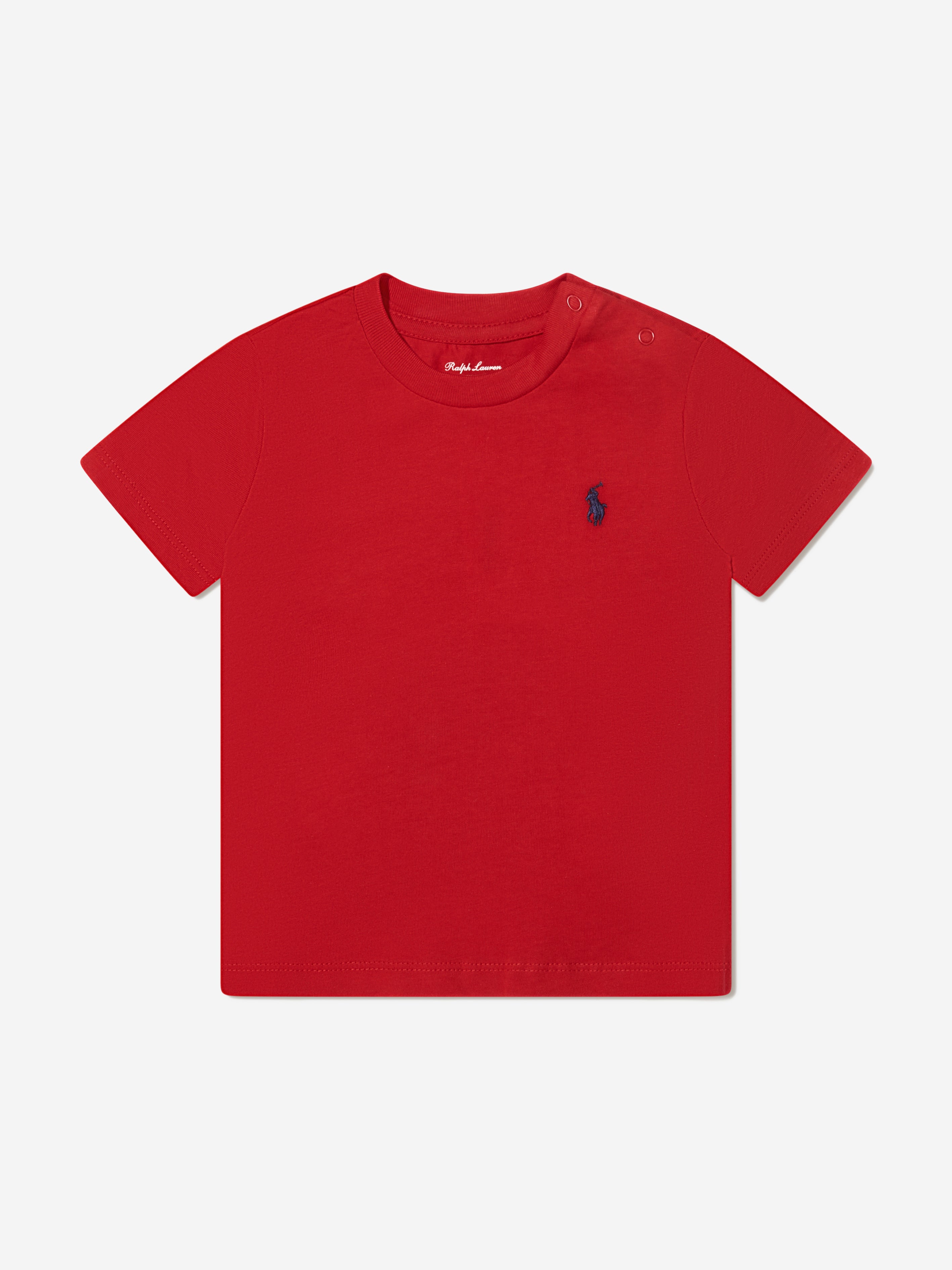 Ralph Lauren Baby Boys Jersey Logo T-shirt In Red