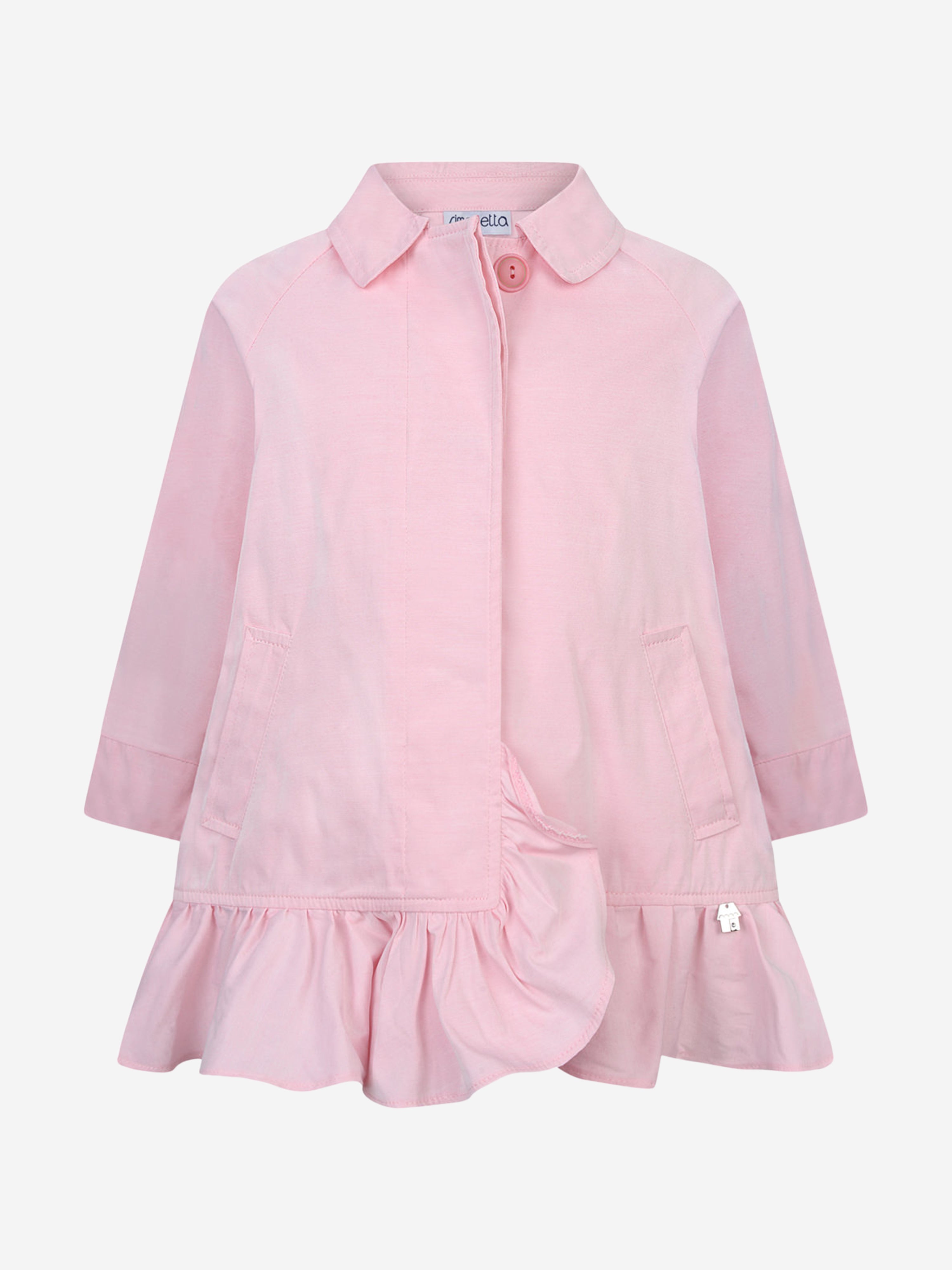 Simonetta Kids' Girls Trench Coat 4 Yrs Pink