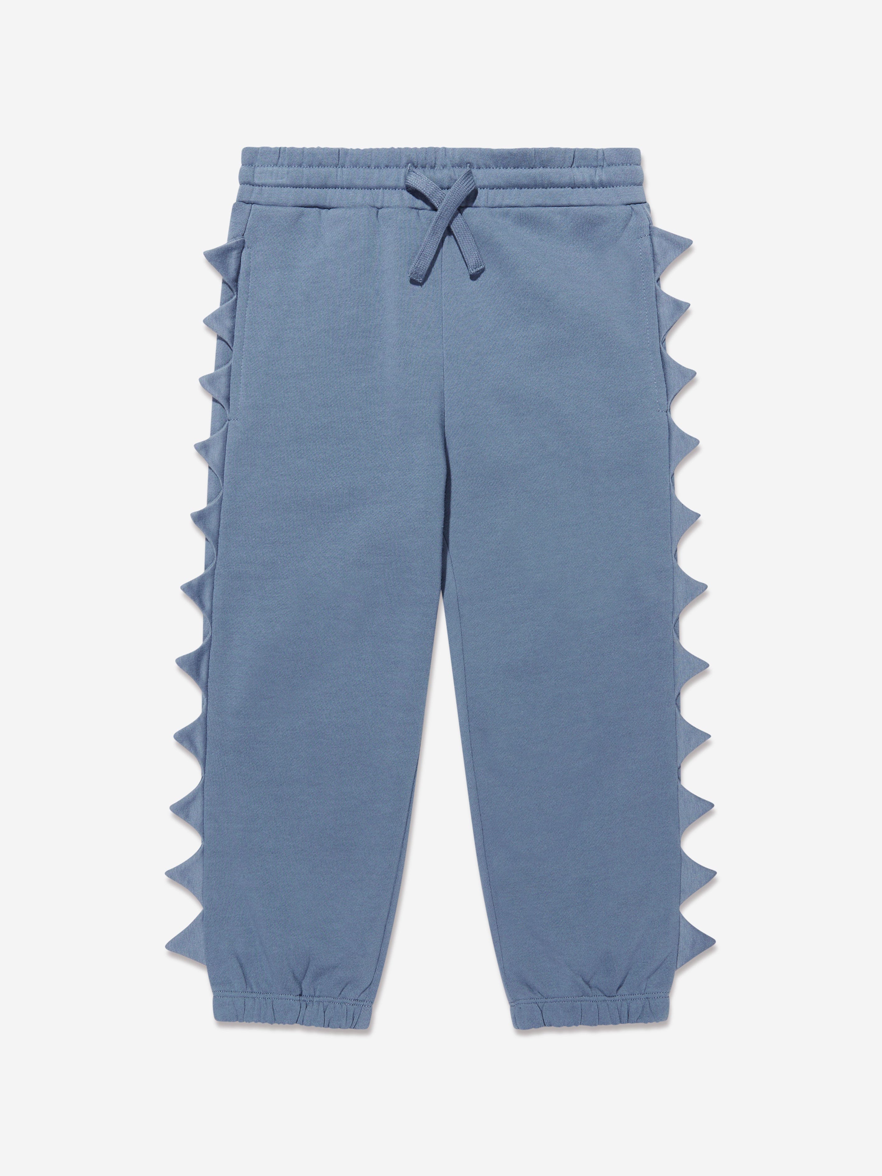 Stella Mccartney Kids' Boys Spiked Joggers In Blue