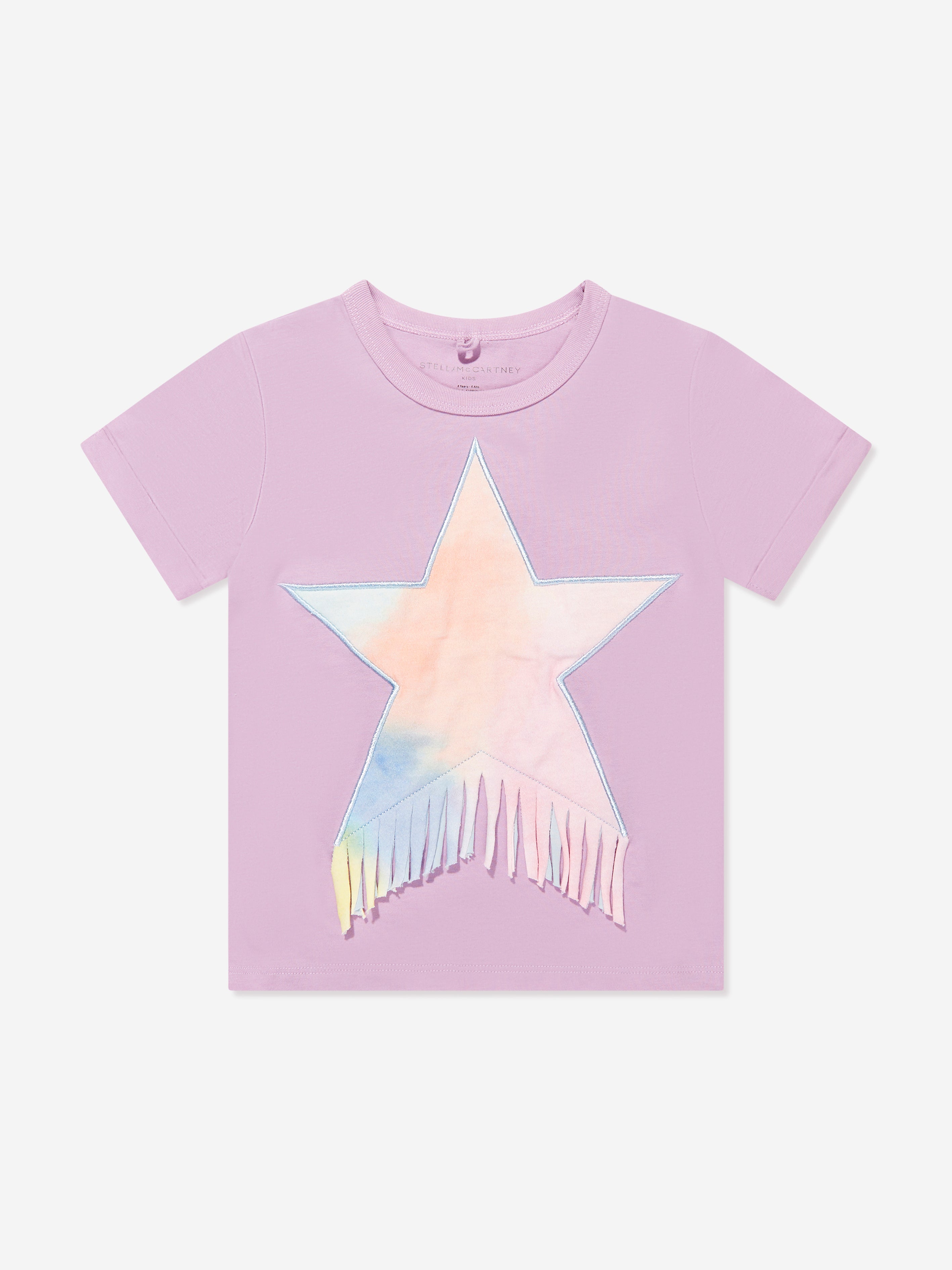 Stella Mccartney Kids' Girls Star T-shirt In Purple