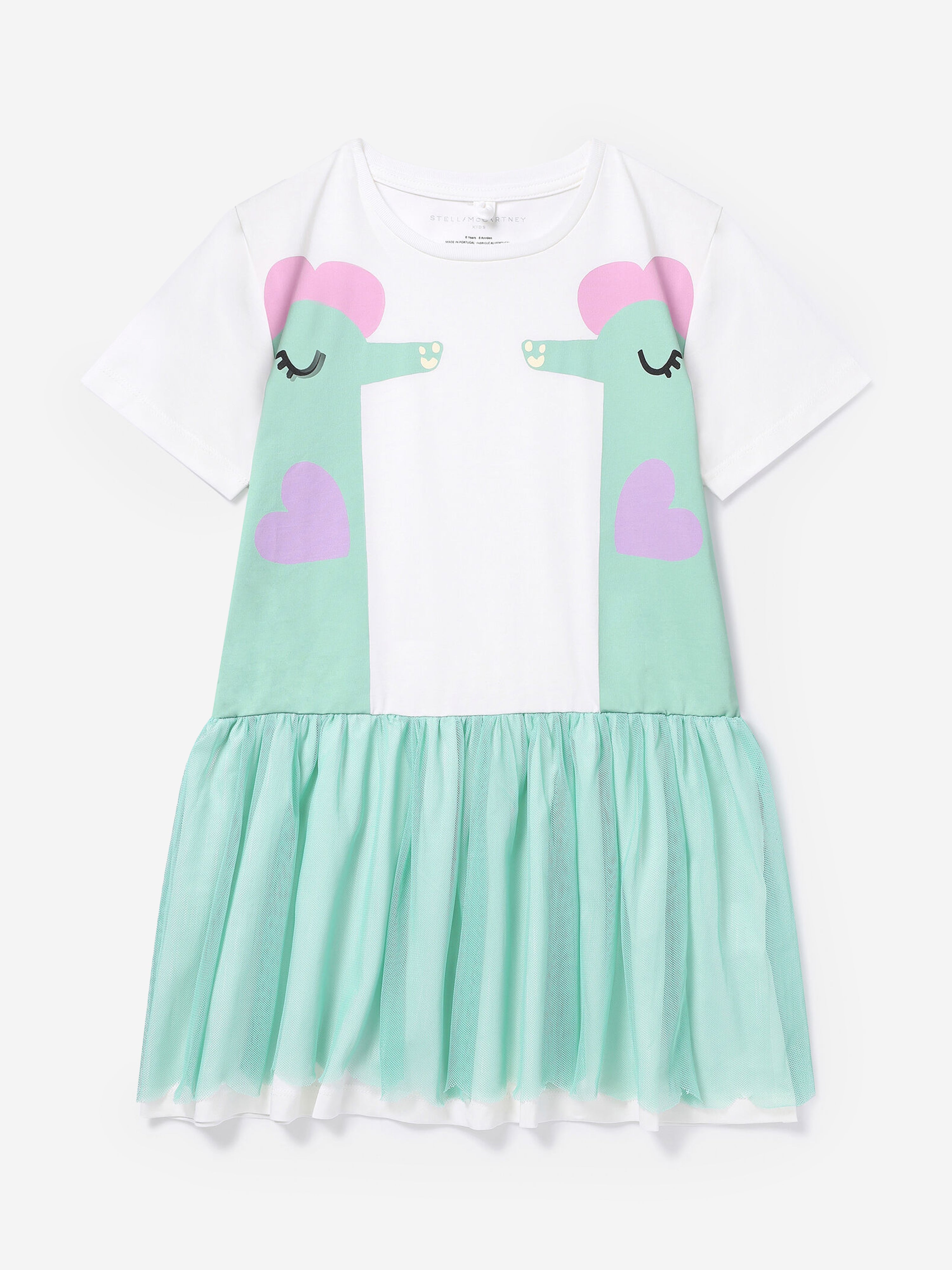 Stella Mccartney Baby Girls Seahorses Jersey Dress In Multi