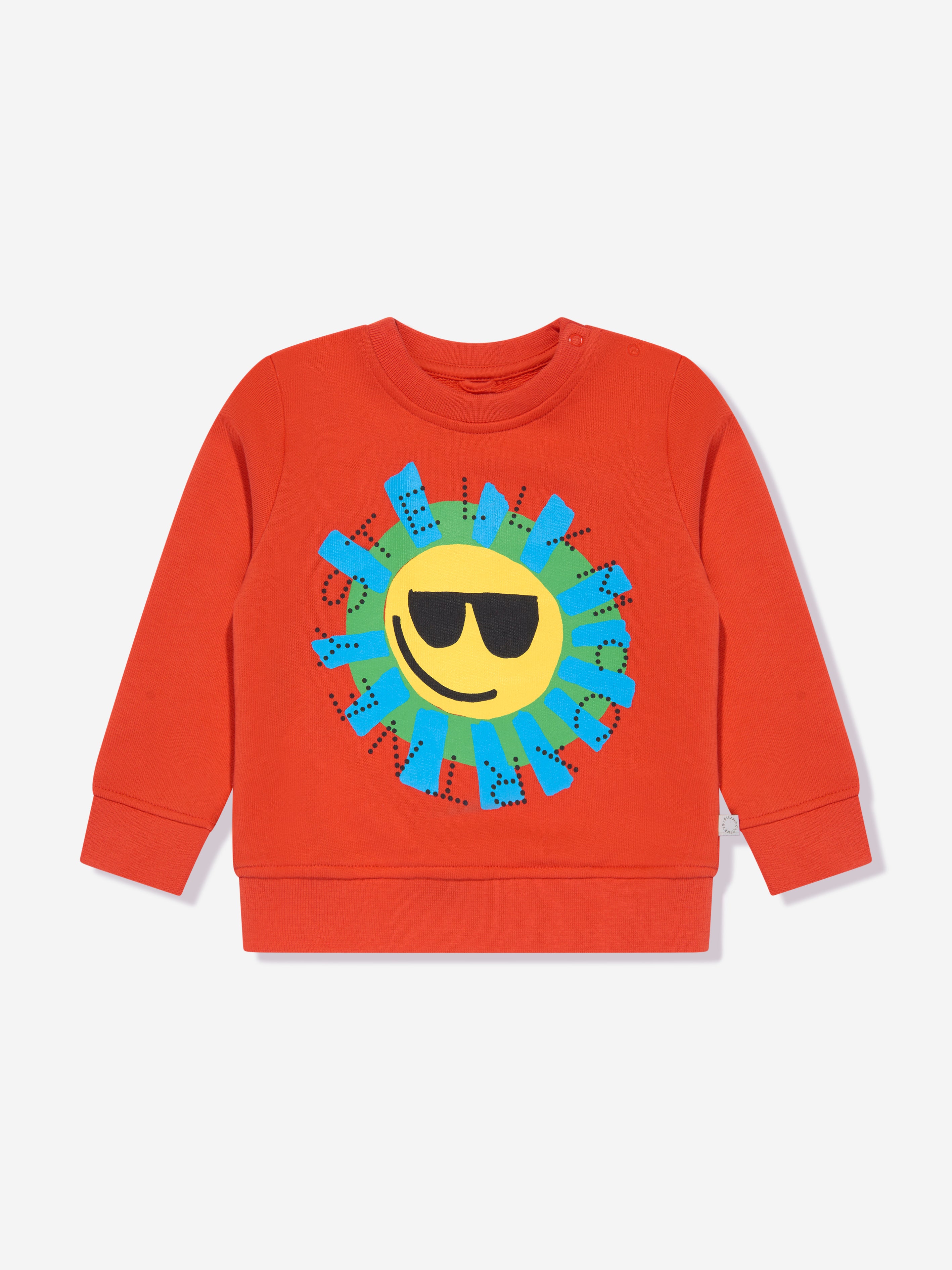 Stella Mccartney Baby Boys Sunshine Sweatshirt In Red