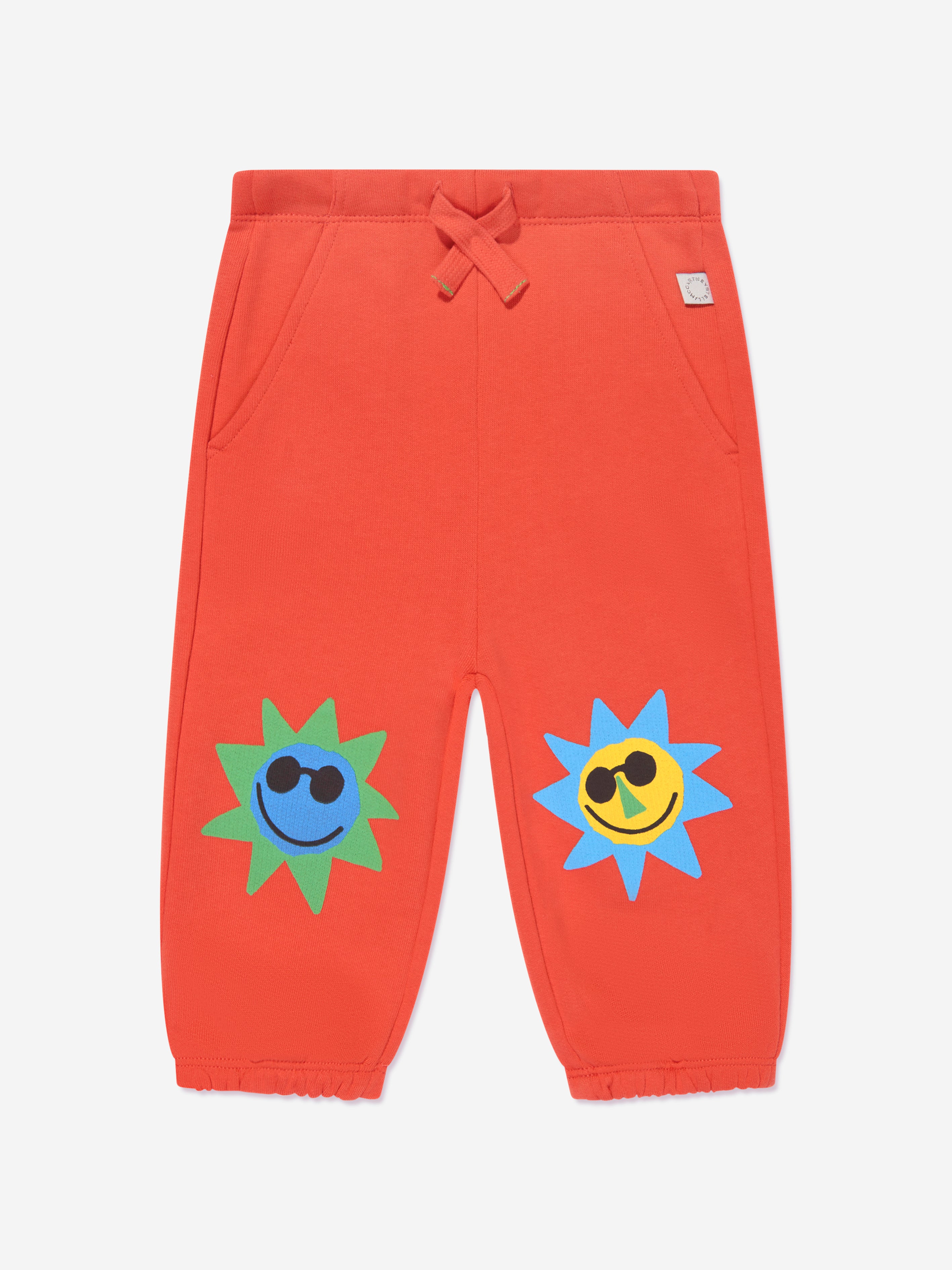 Stella Mccartney Baby Boys Sunshine Joggers In Red