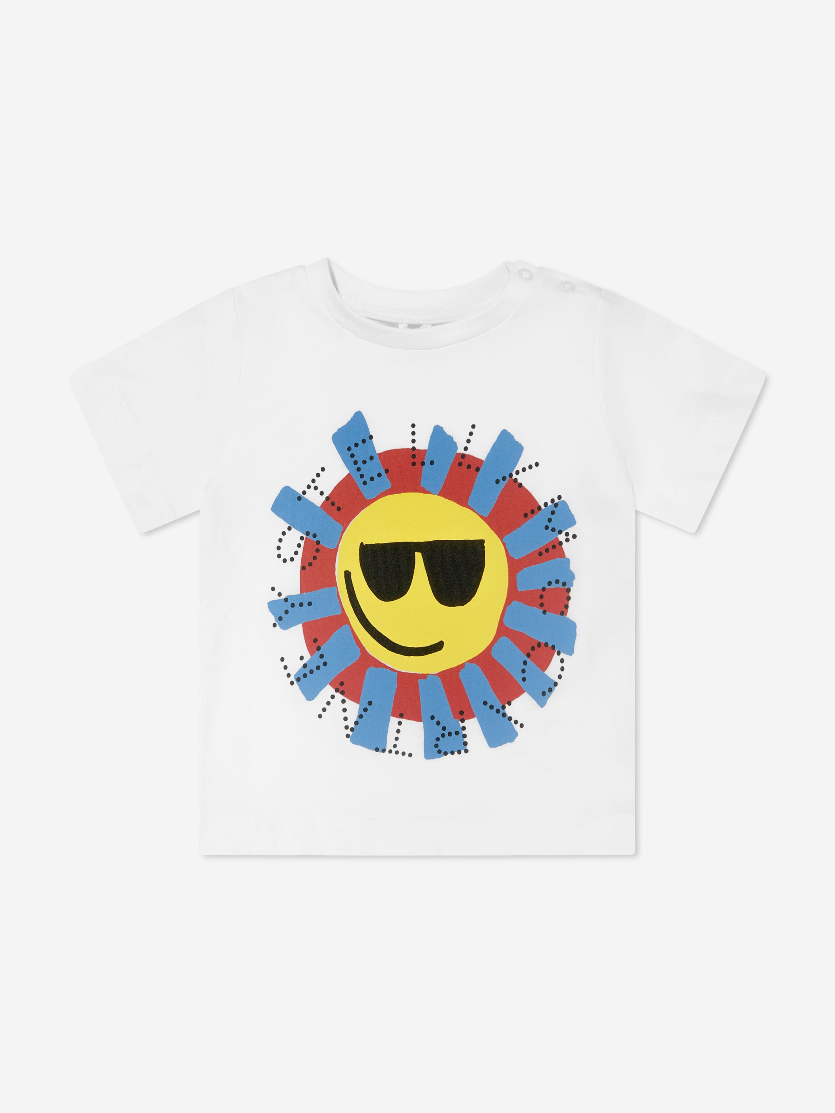 Stella Mccartney Baby Boys Sunshine T-shirt In White