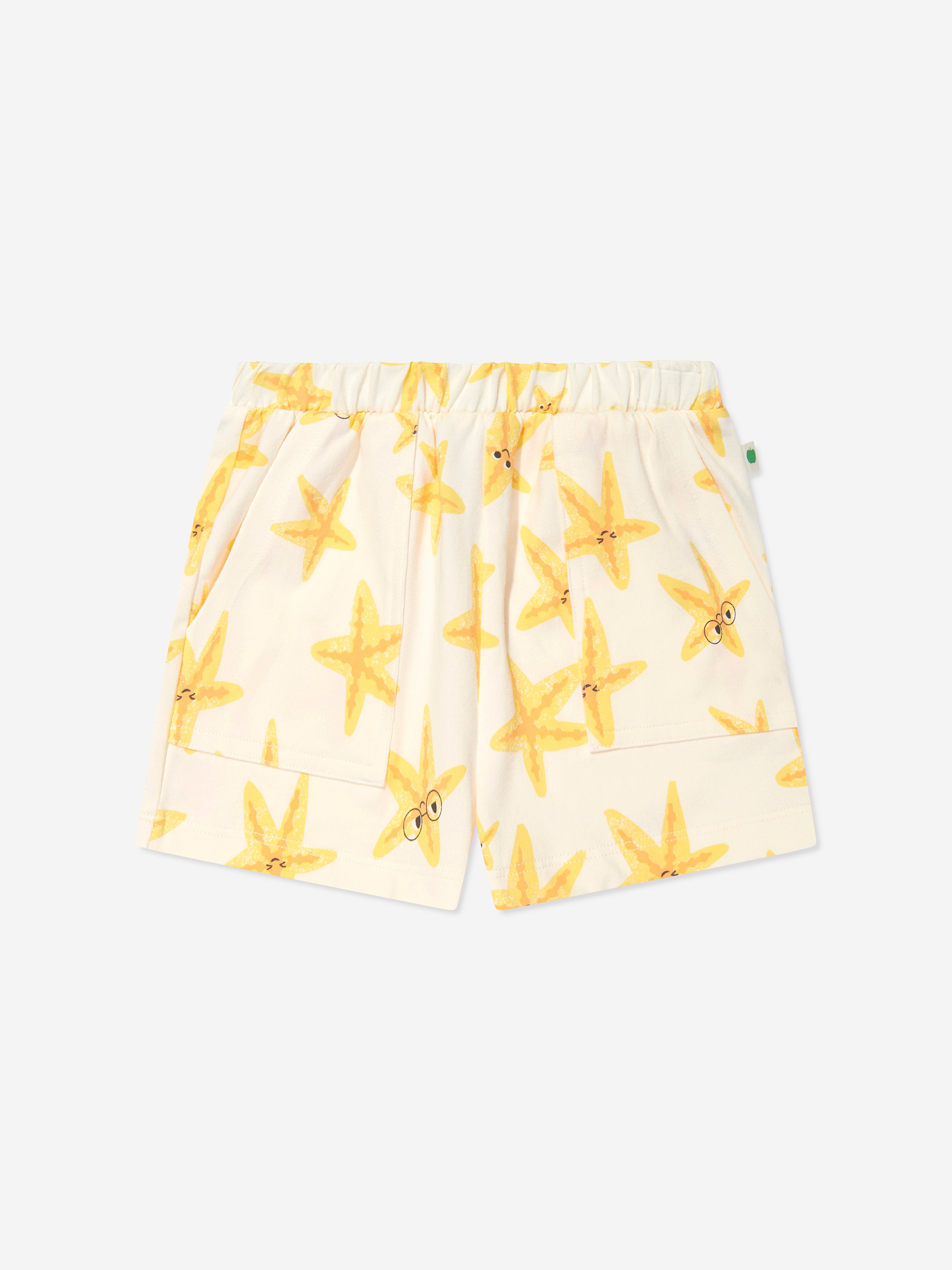 The Bonnie Mob Babies' Boys Coley Starfish Short In Neutral