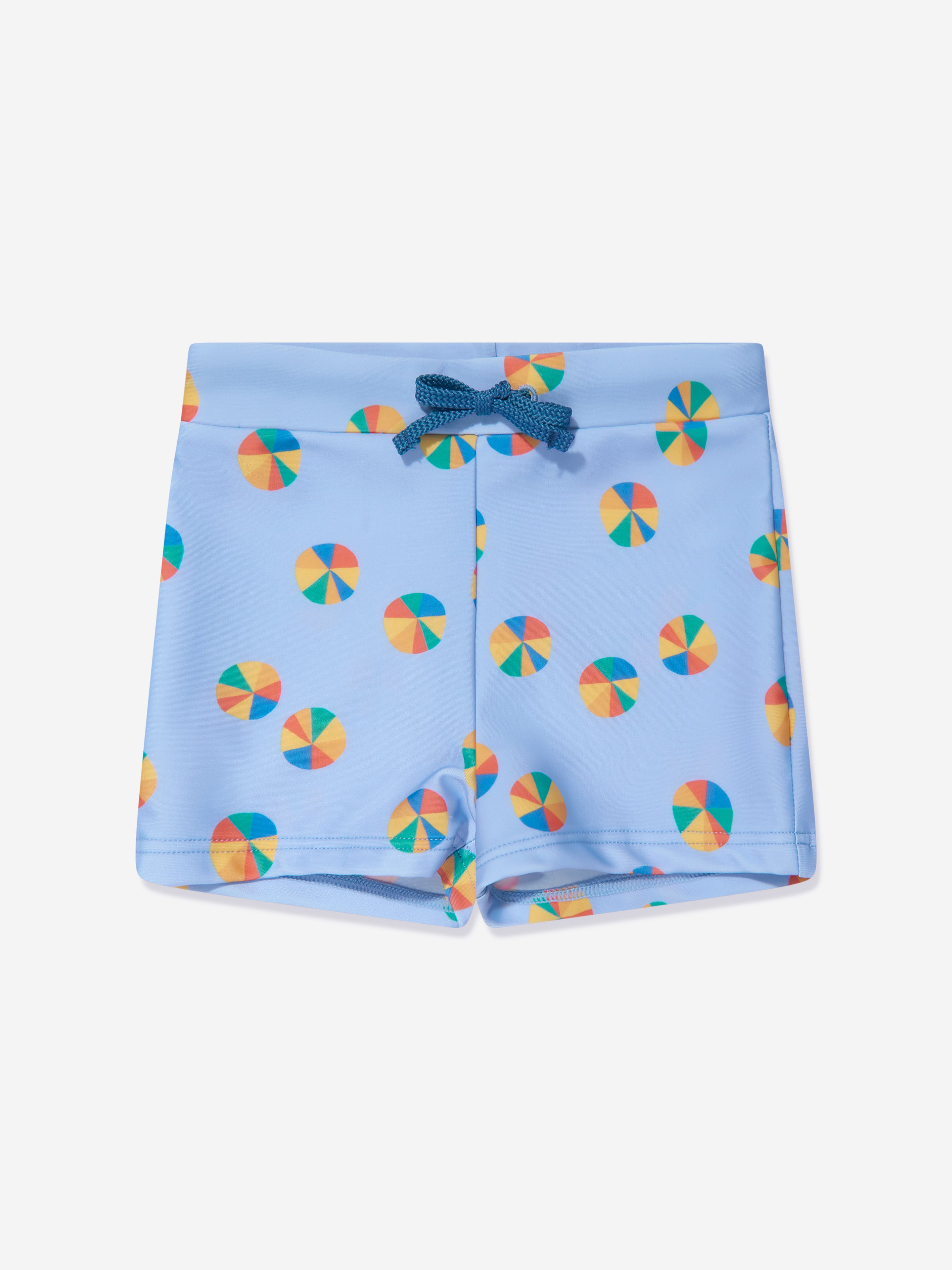 The Bonnie Mob Kids' Boys Beach Ball Swim Shorts In Blue