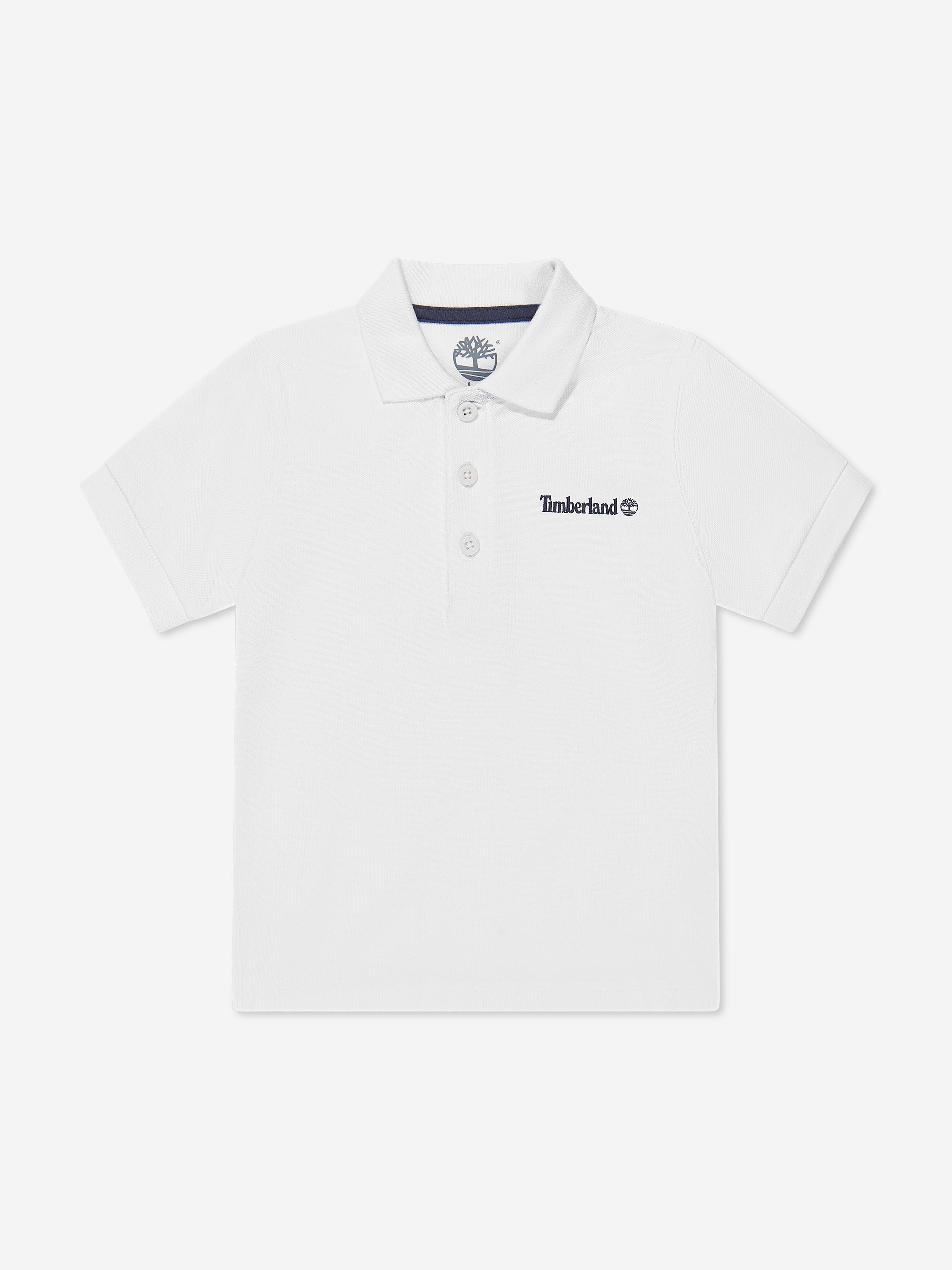 Timberland Kids' Boys Logo Polo Shirt In White