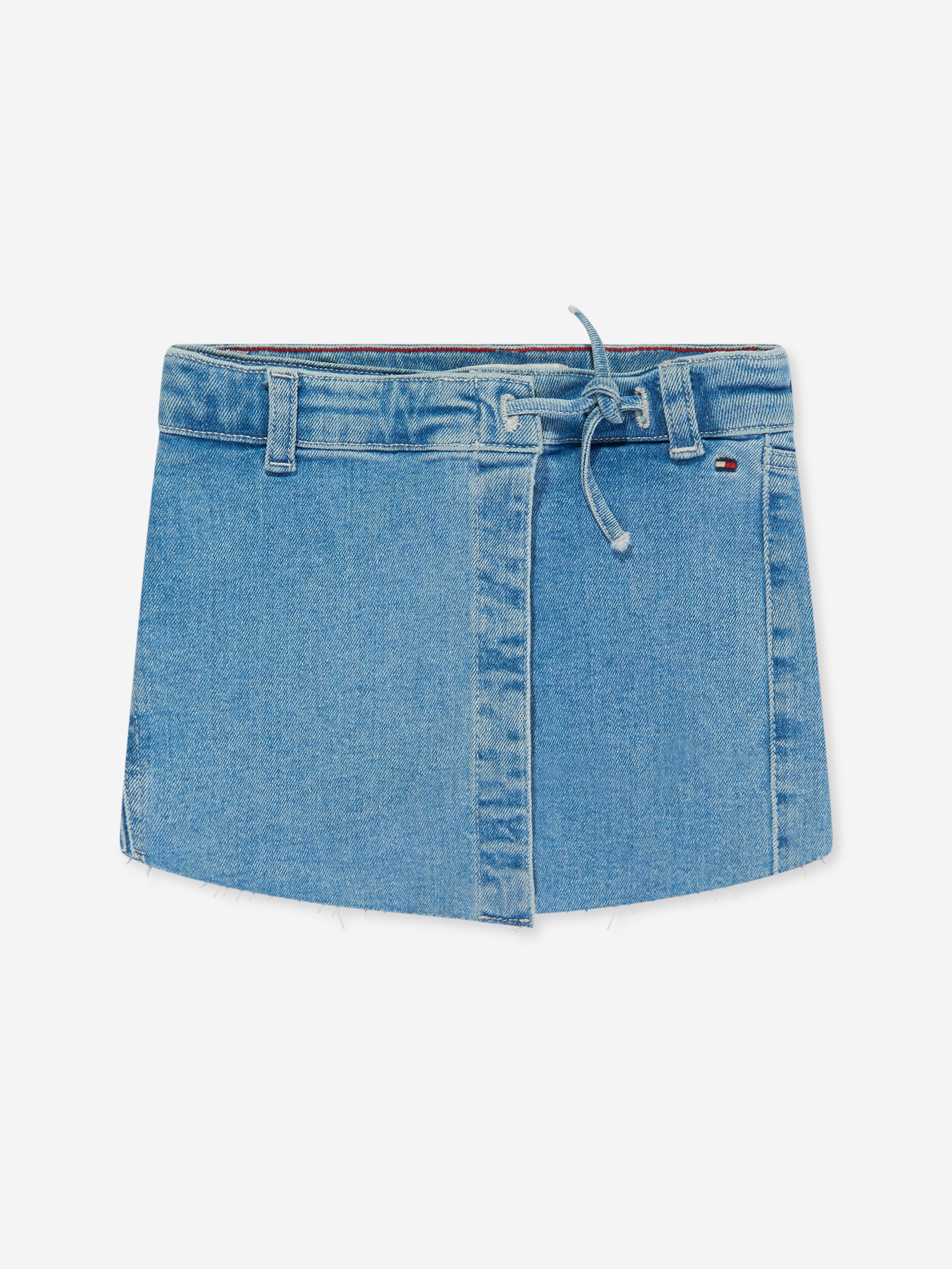 Tommy Hilfiger Kids' Girls Denim Skort In Blue