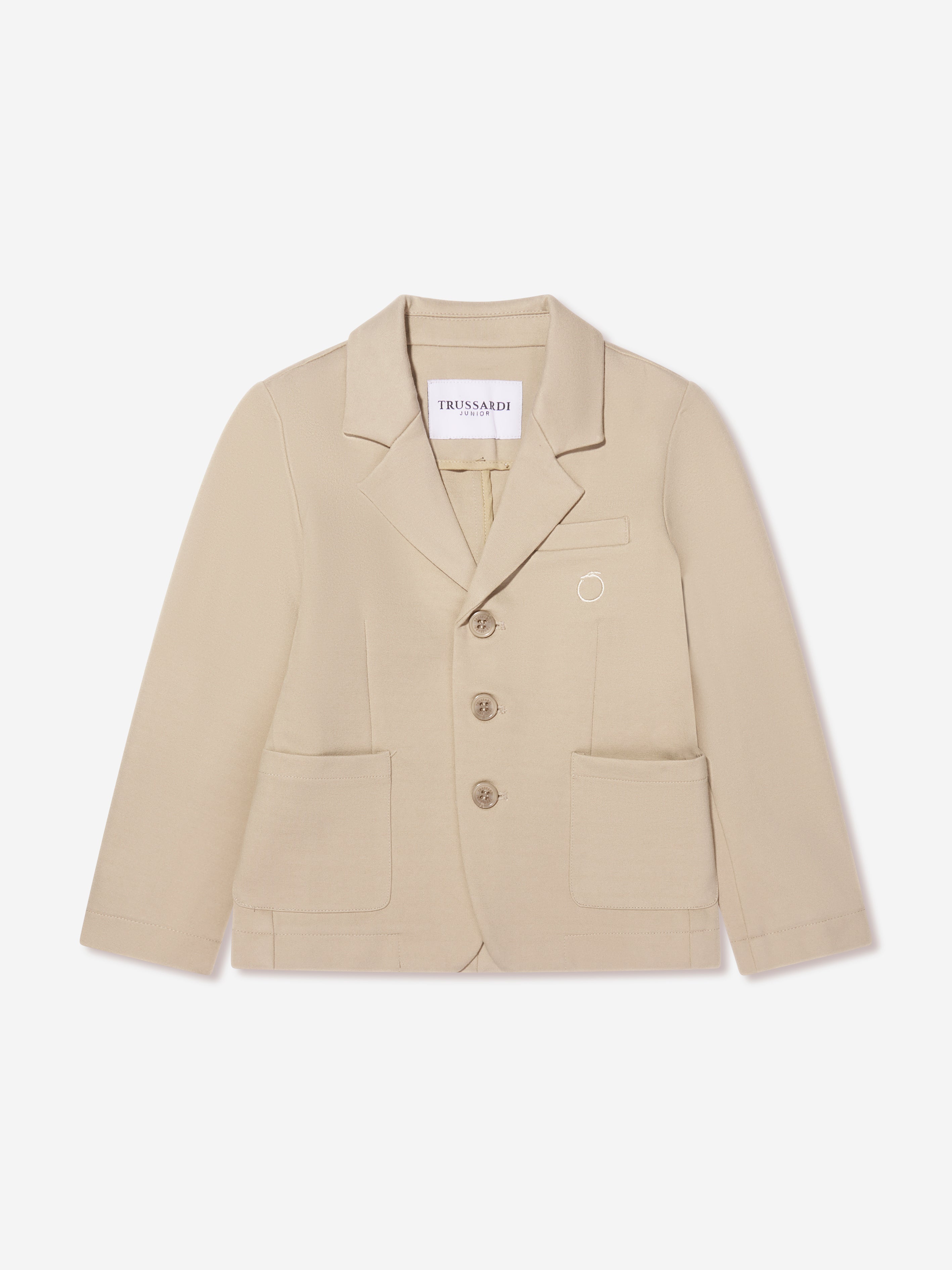 Trussardi Kids' Boys Theoden Jacket In Beige