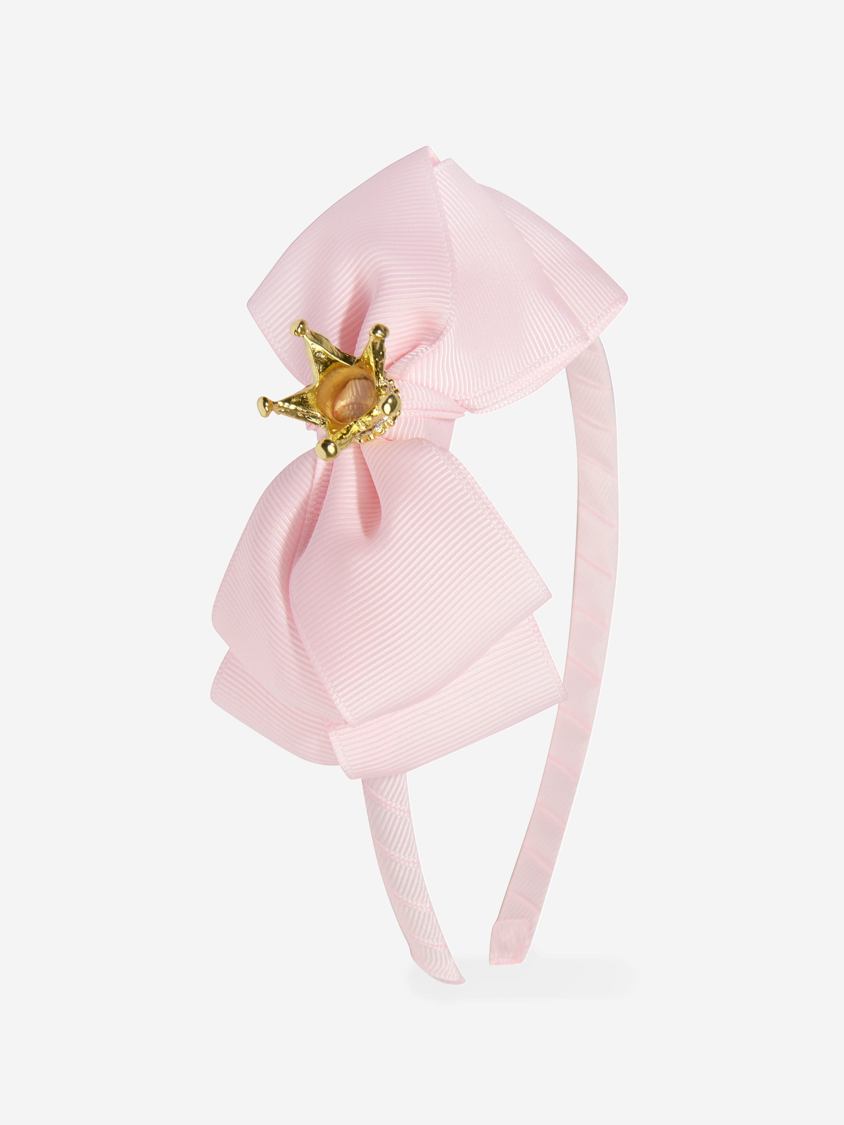 Angels Face Babies' Girls Crown Headband In Pink