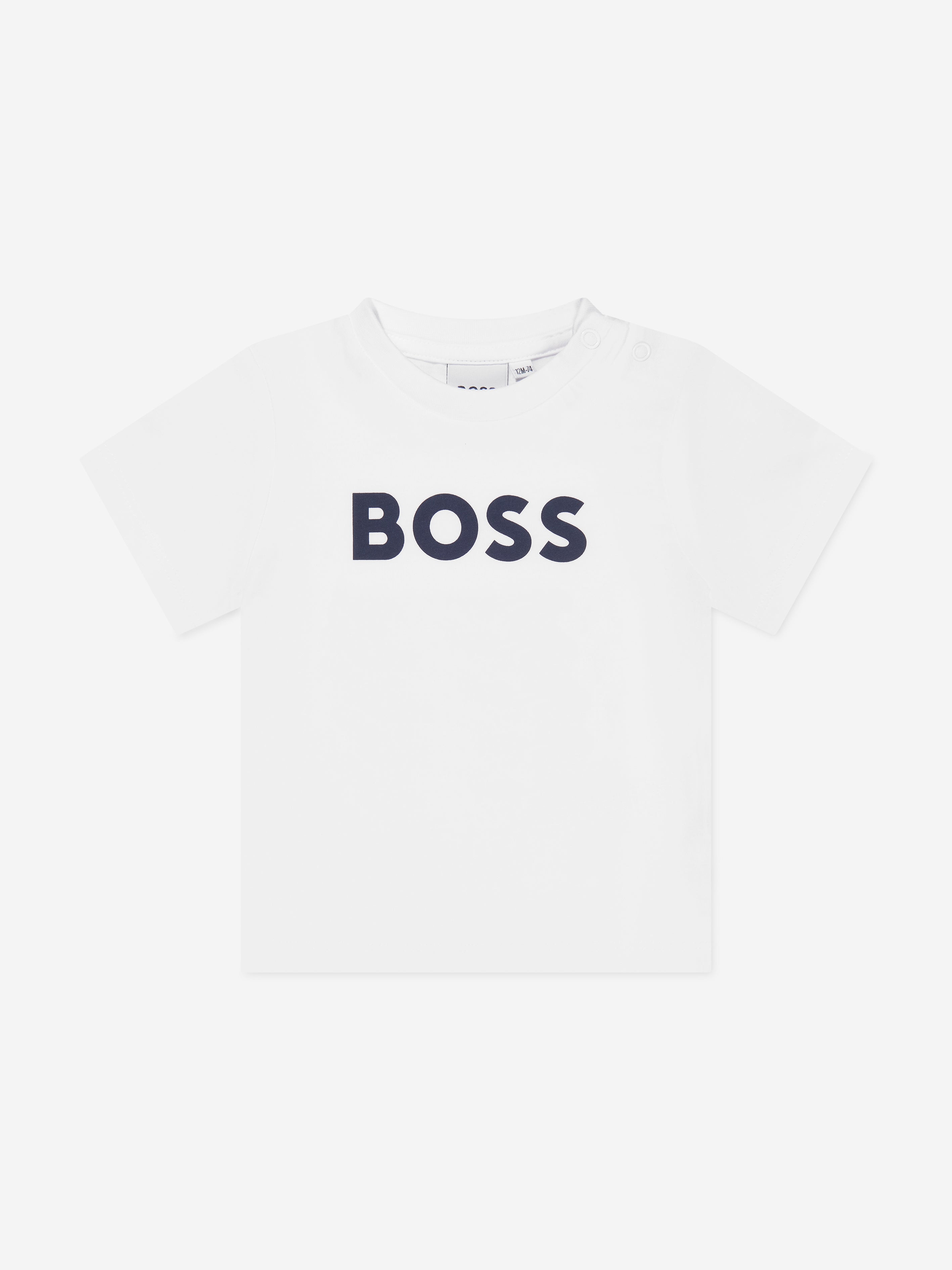 Hugo Boss Baby Boys Logo T-shirt In White