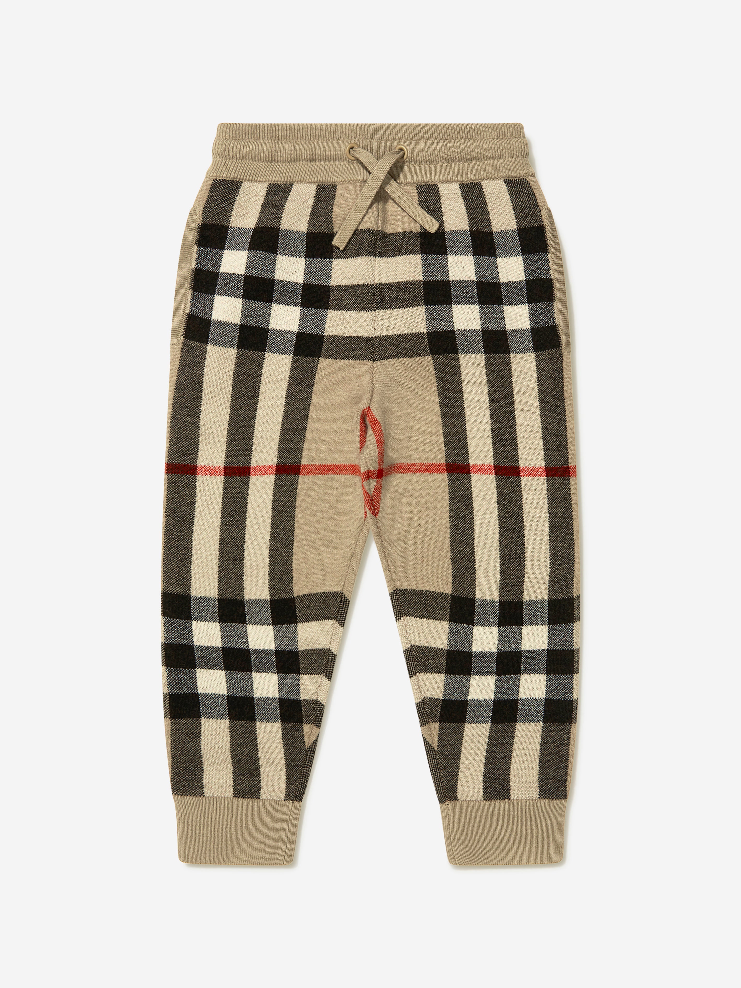 Burberry Kids - Boys Wool And Cashmere Gerard Joggers | Childsplay Clothing