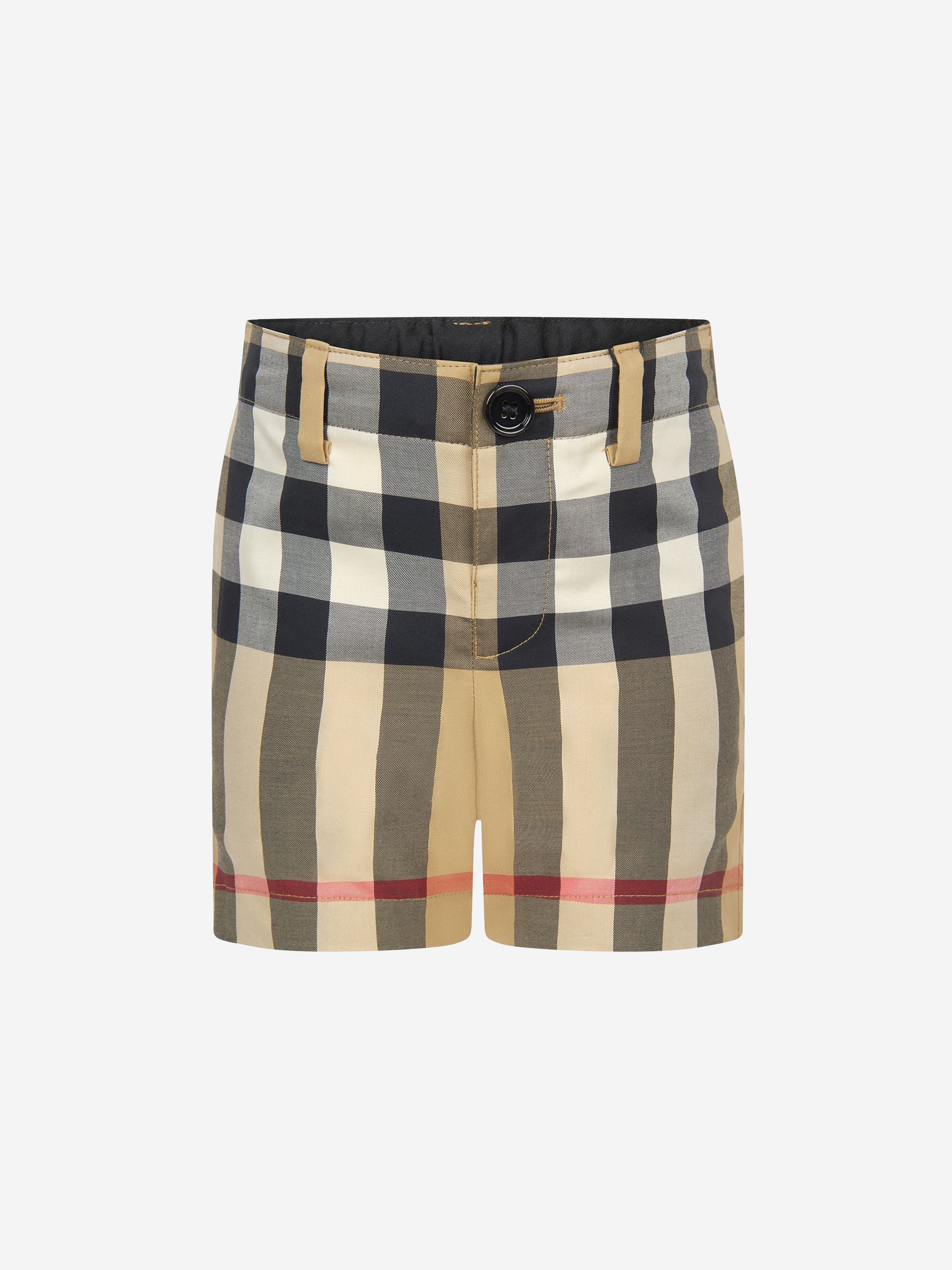 Burberry Baby Boys Mini Royston Check Shorts In Multi