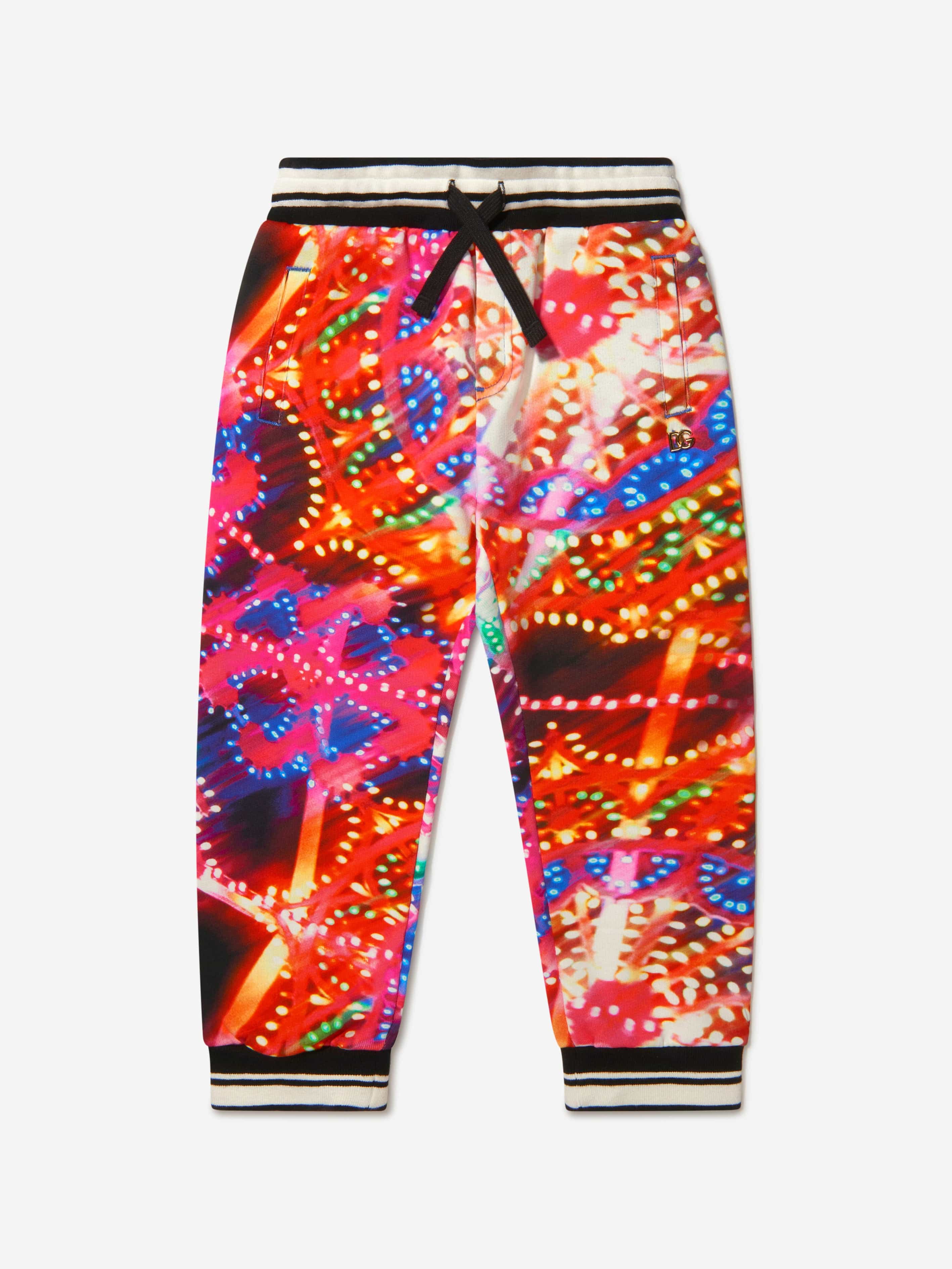 Dolce & Gabbana Kids' Boys Illuminations Joggers 8 Yrs Multicoloured