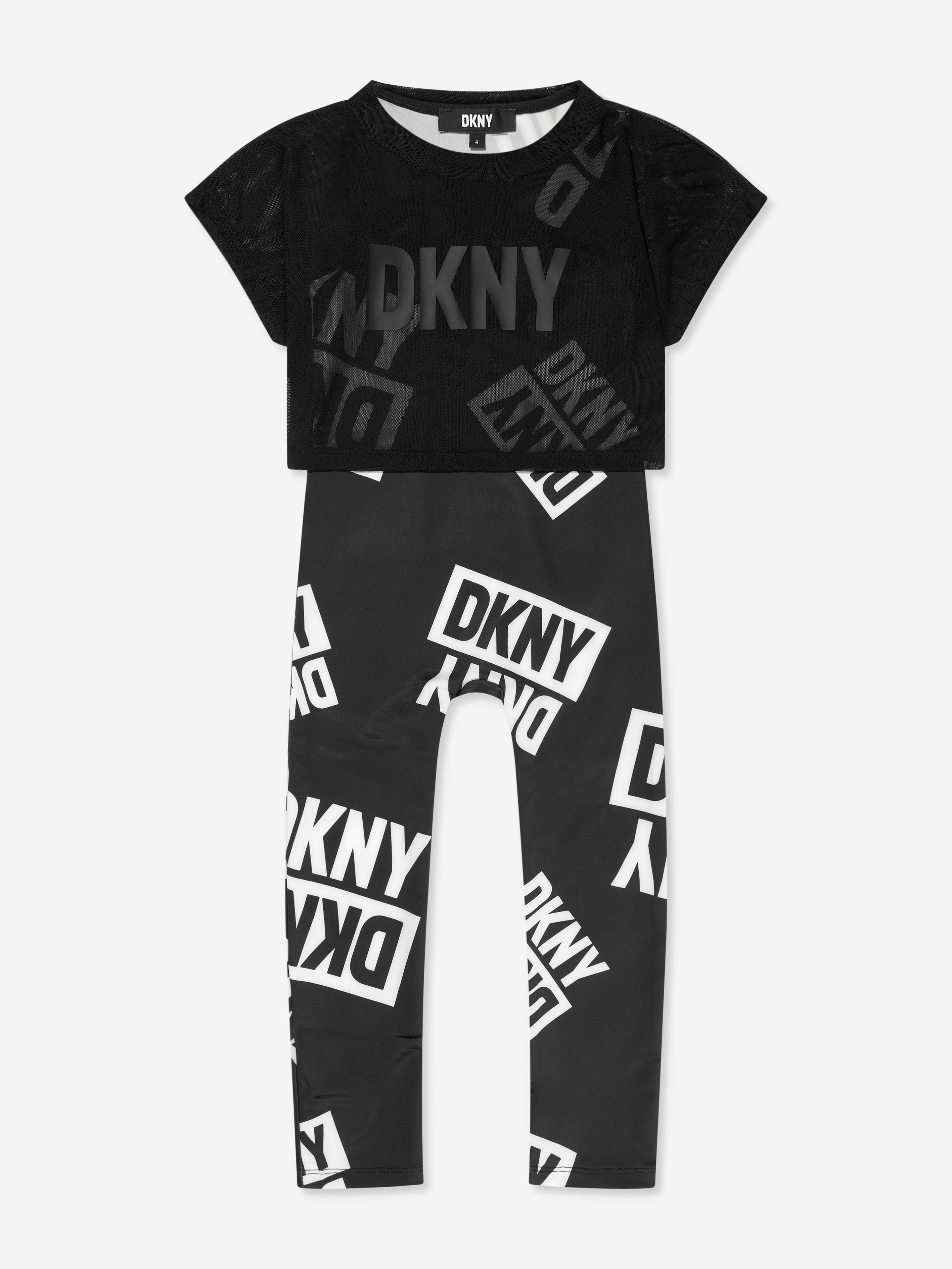 Girls Jumpsuit And T-Shirt Set in Black – Childsplay Clothing