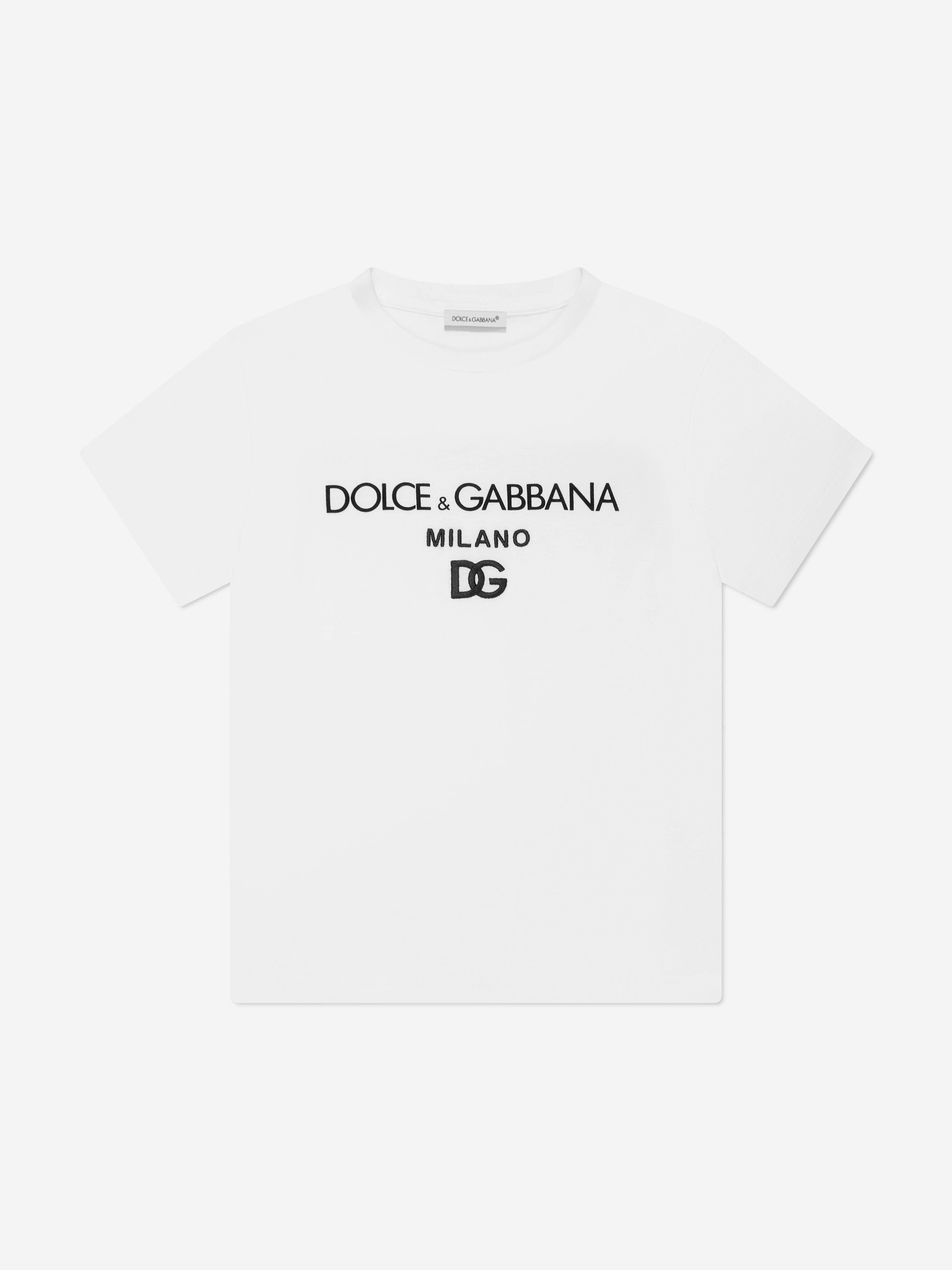 Dolce & Gabbana Kids' Boys Logo T-shirt In White