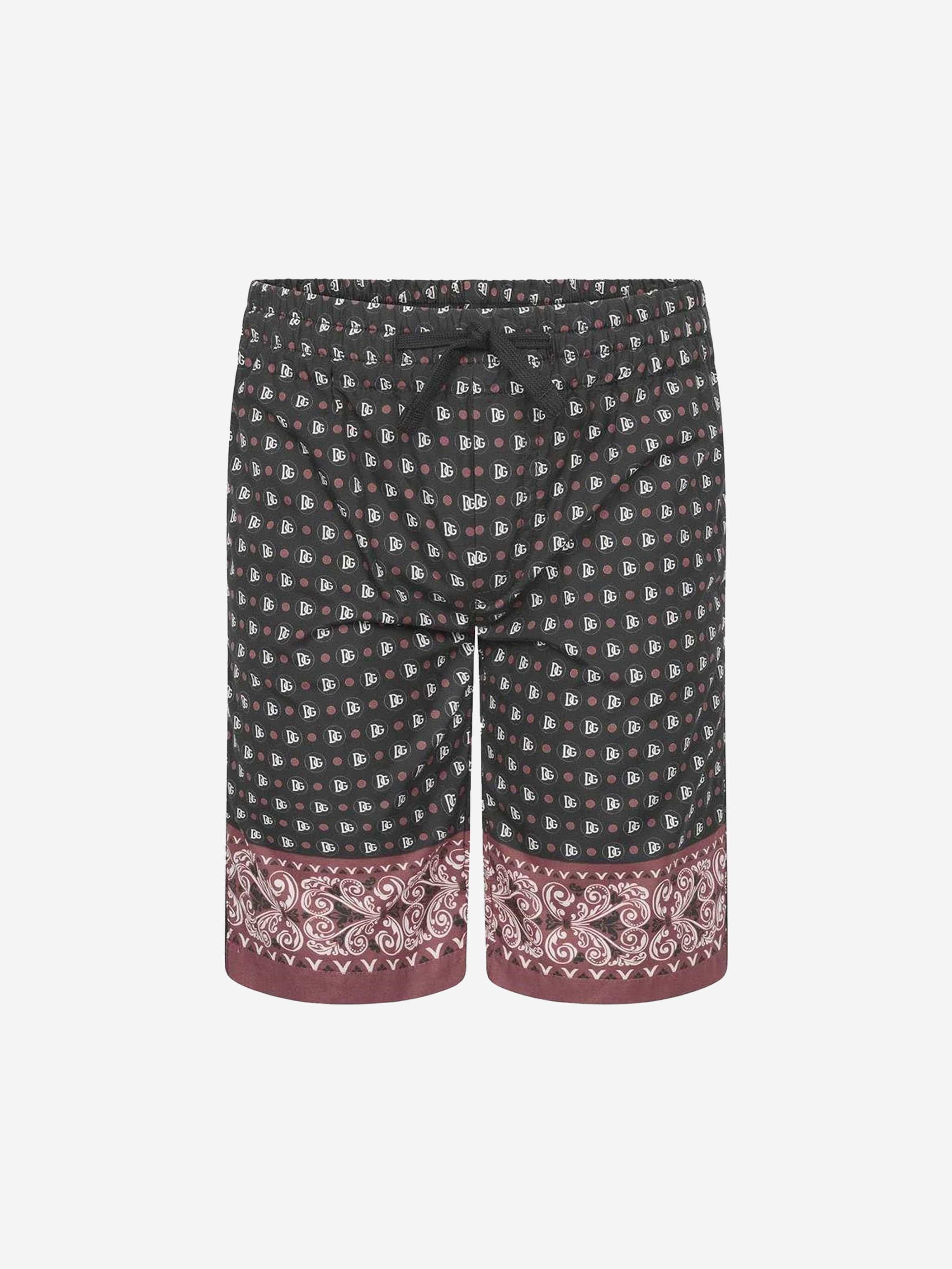 Dolce & Gabbana Babies' Boys Cotton Shorts In Black