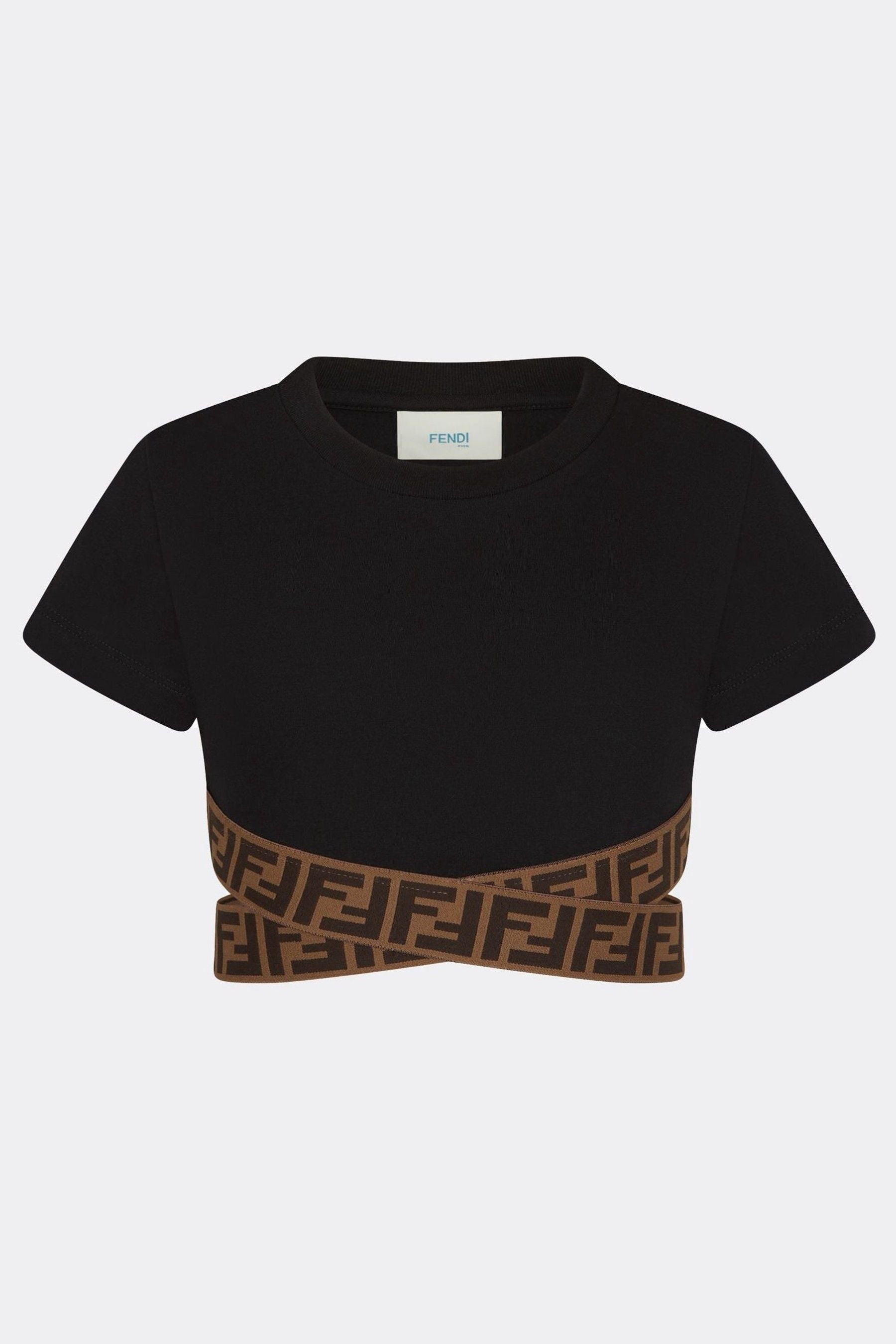 Fendi Kids' Girls T-shirt 8 Yrs Black