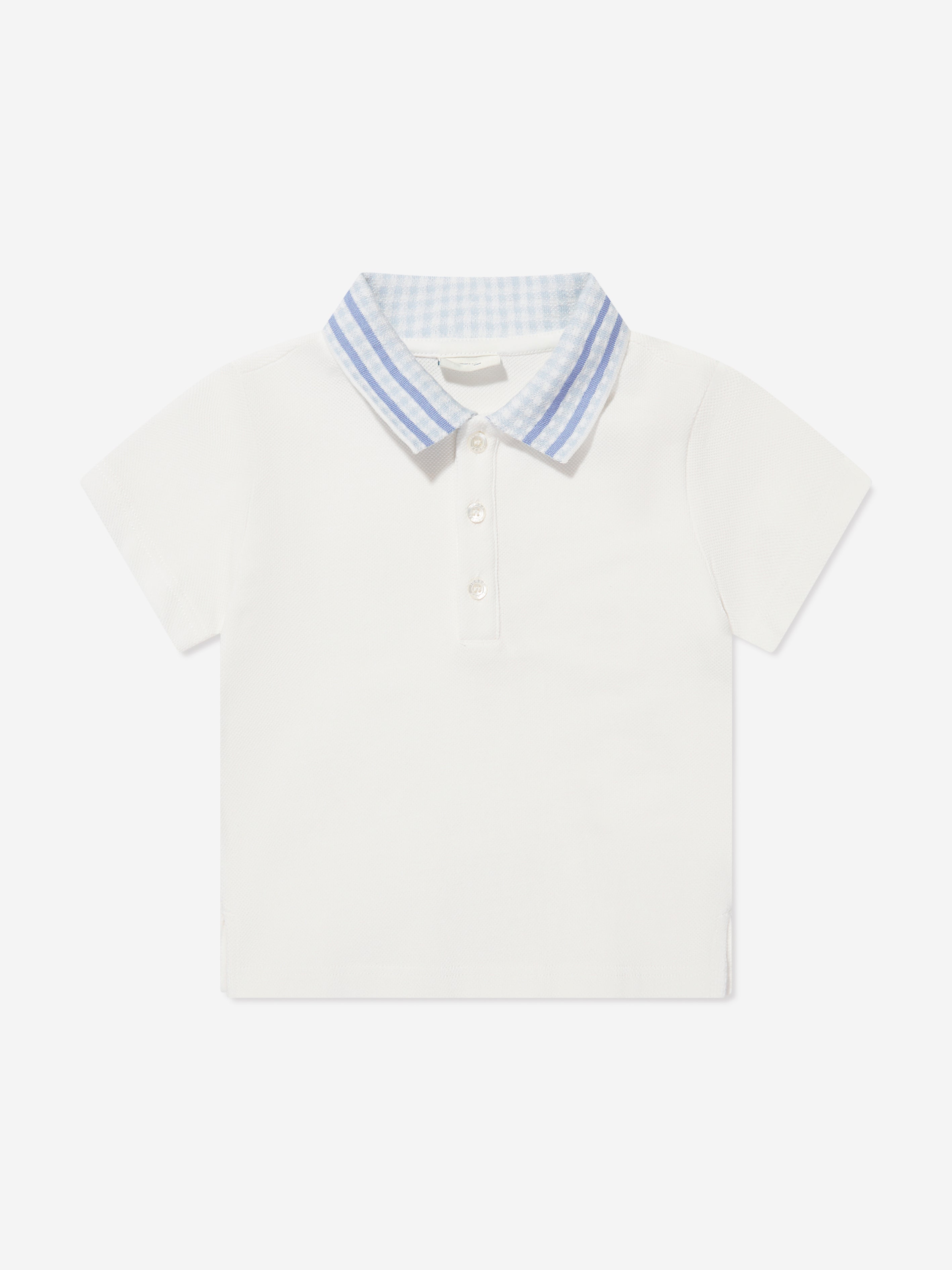 Fendi Baby Boys Pique Polo Shirt In White