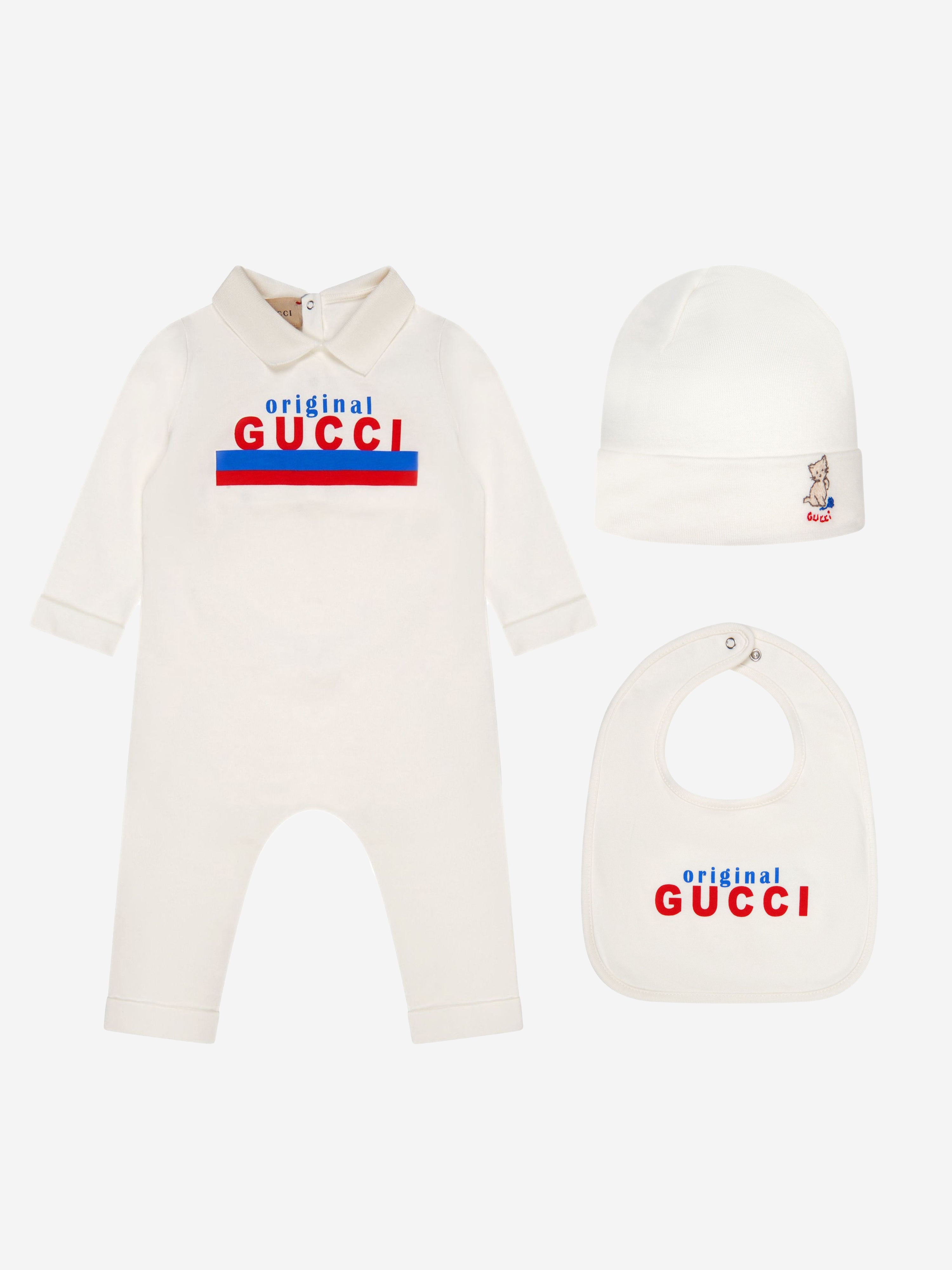Gucci Baby Unisex Romper 6 - 9 Mths White
