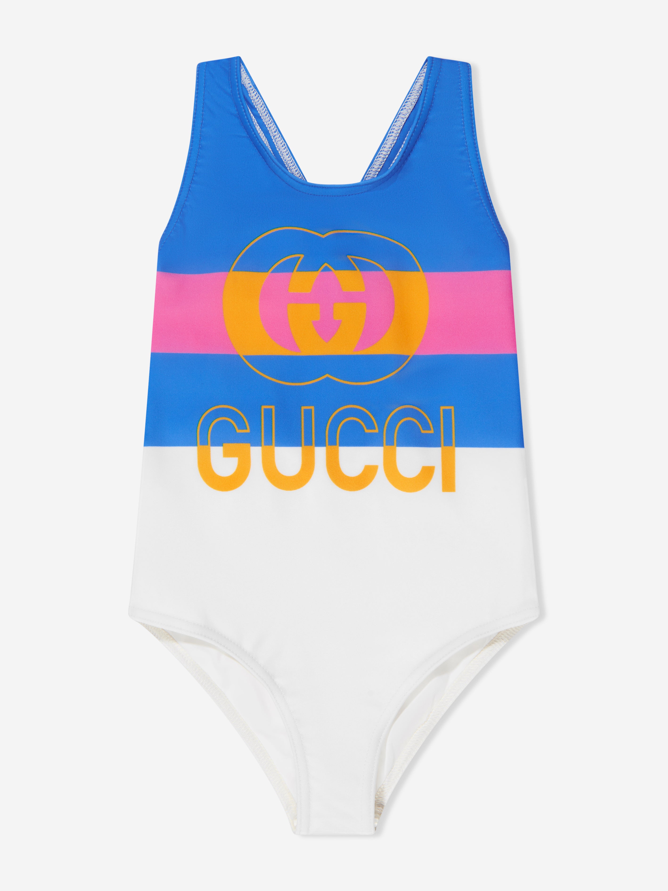 Gucci Babies' Girls Logo Swimming Costume In White
