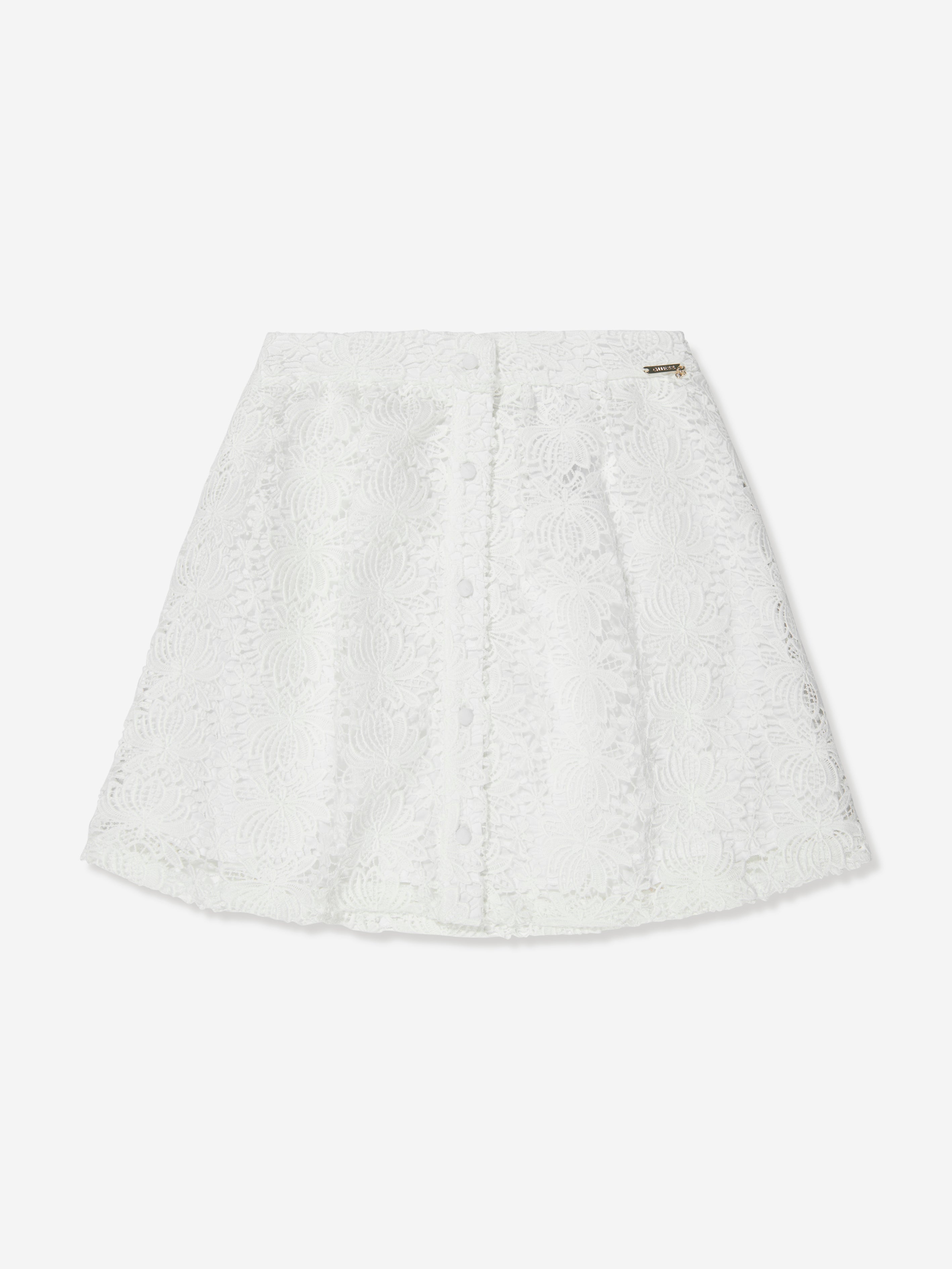 Girls Lace Skirt in White – Childsplay Clothing