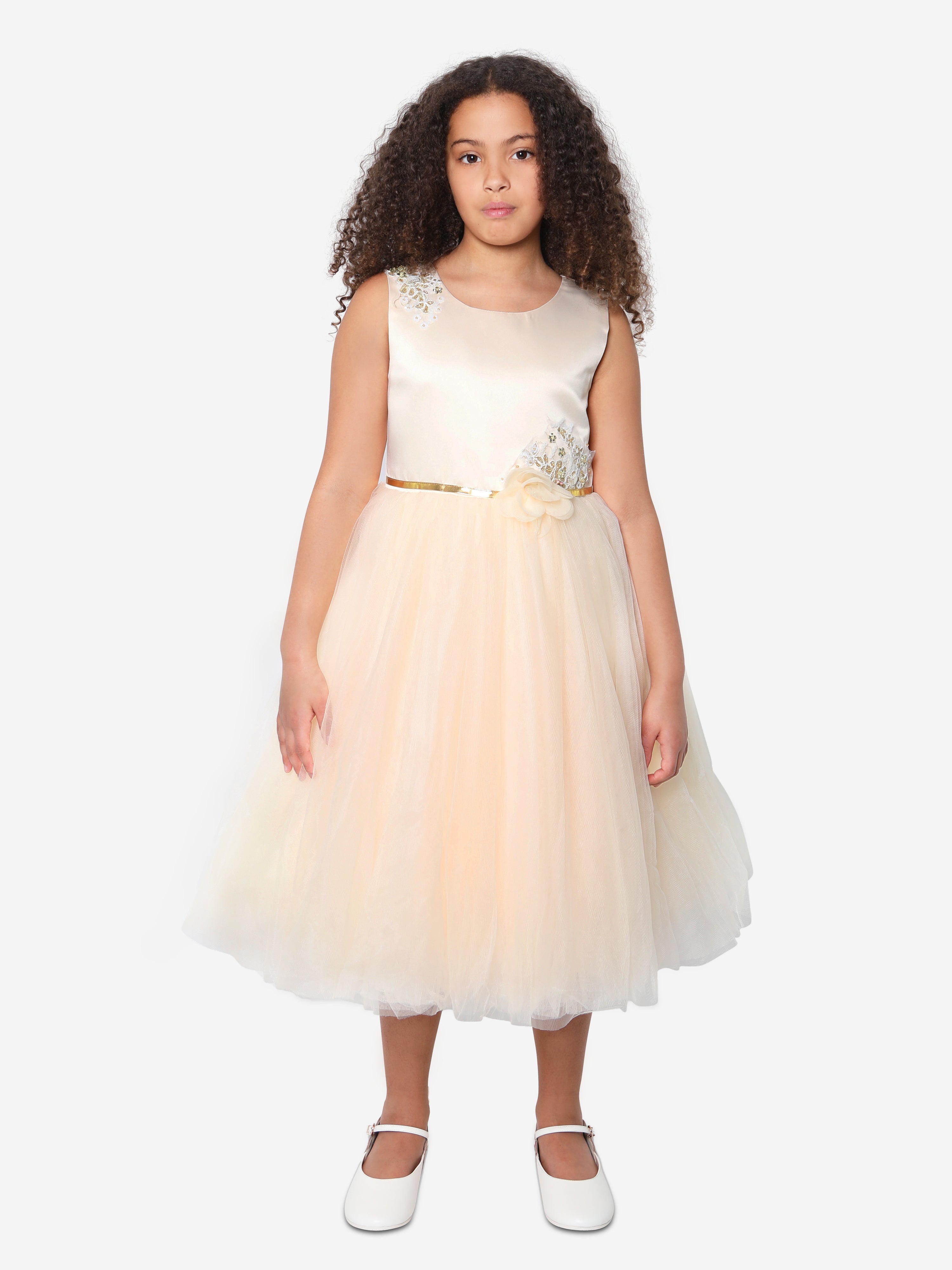 Iame Babies'  Girls Tulle Dress In Ivory