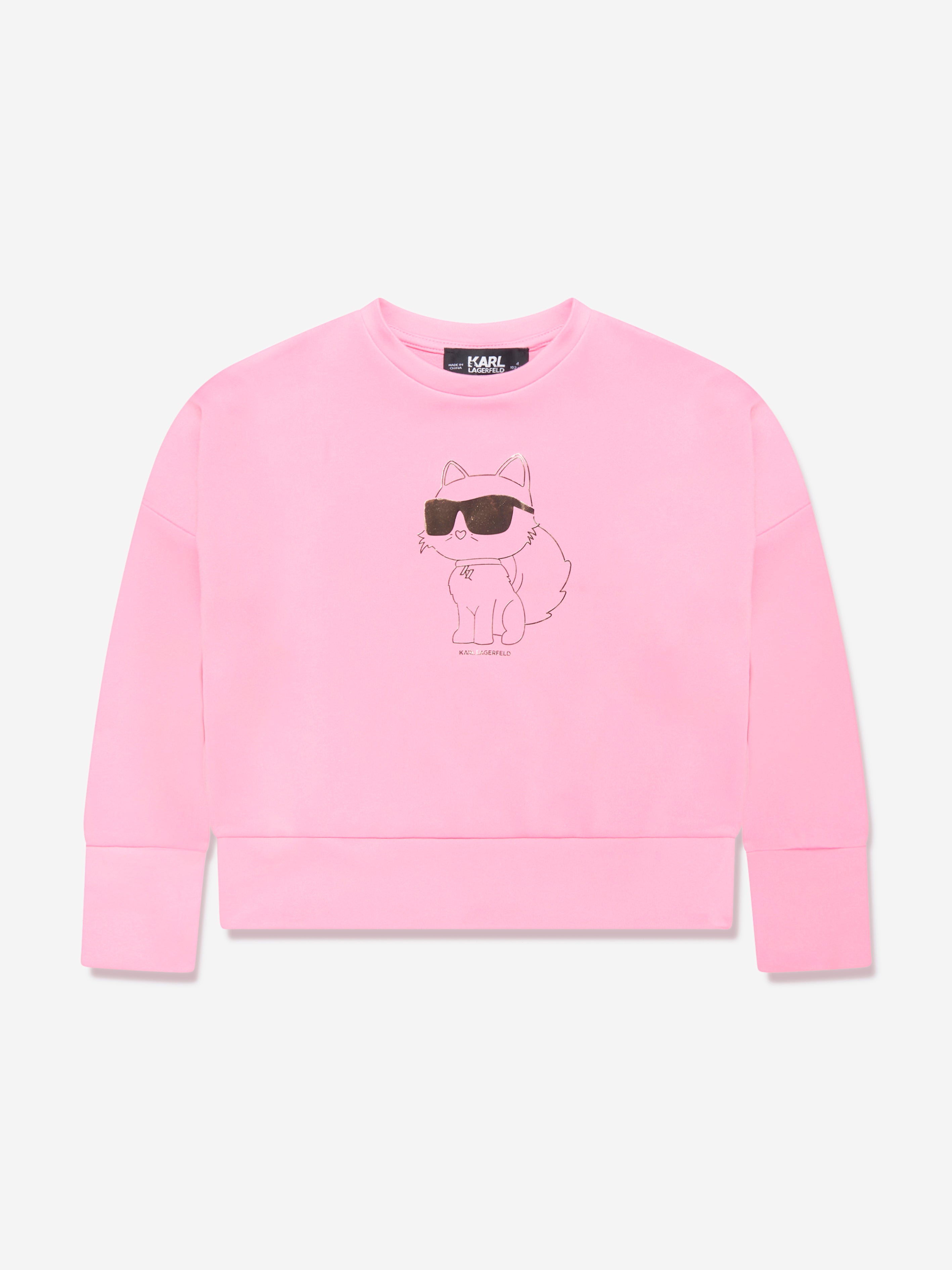 Girls Choupette Sweatshirt in Pink – Childsplay Clothing