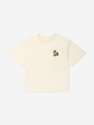 Plicht Handvest Secretaris KENZO KIDS - Girls Kotora Print T-Shirt in Cream | Childsplay Clothing