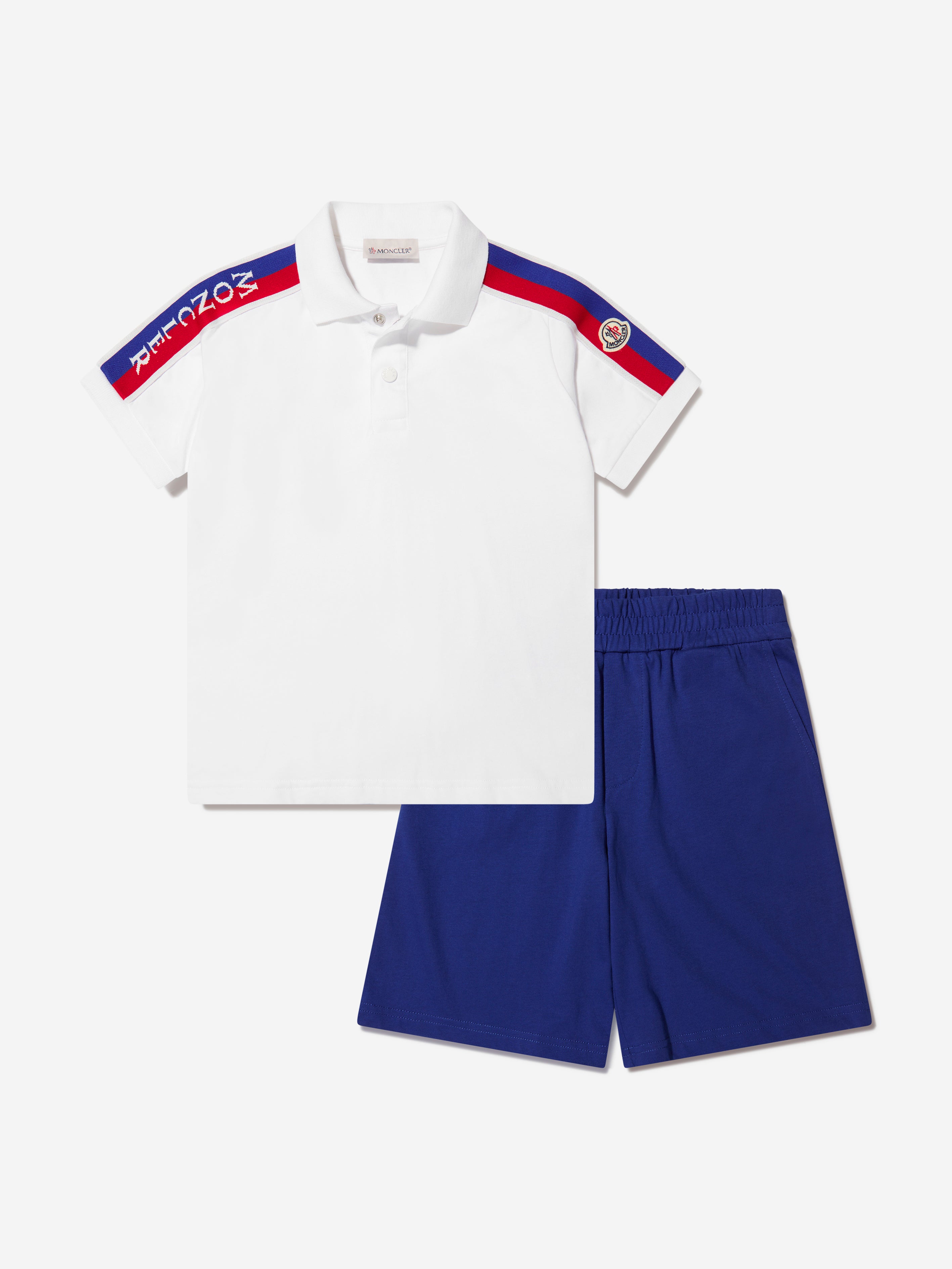 Boys Polo Shirt And Shorts Set in White – Childsplay Clothing
