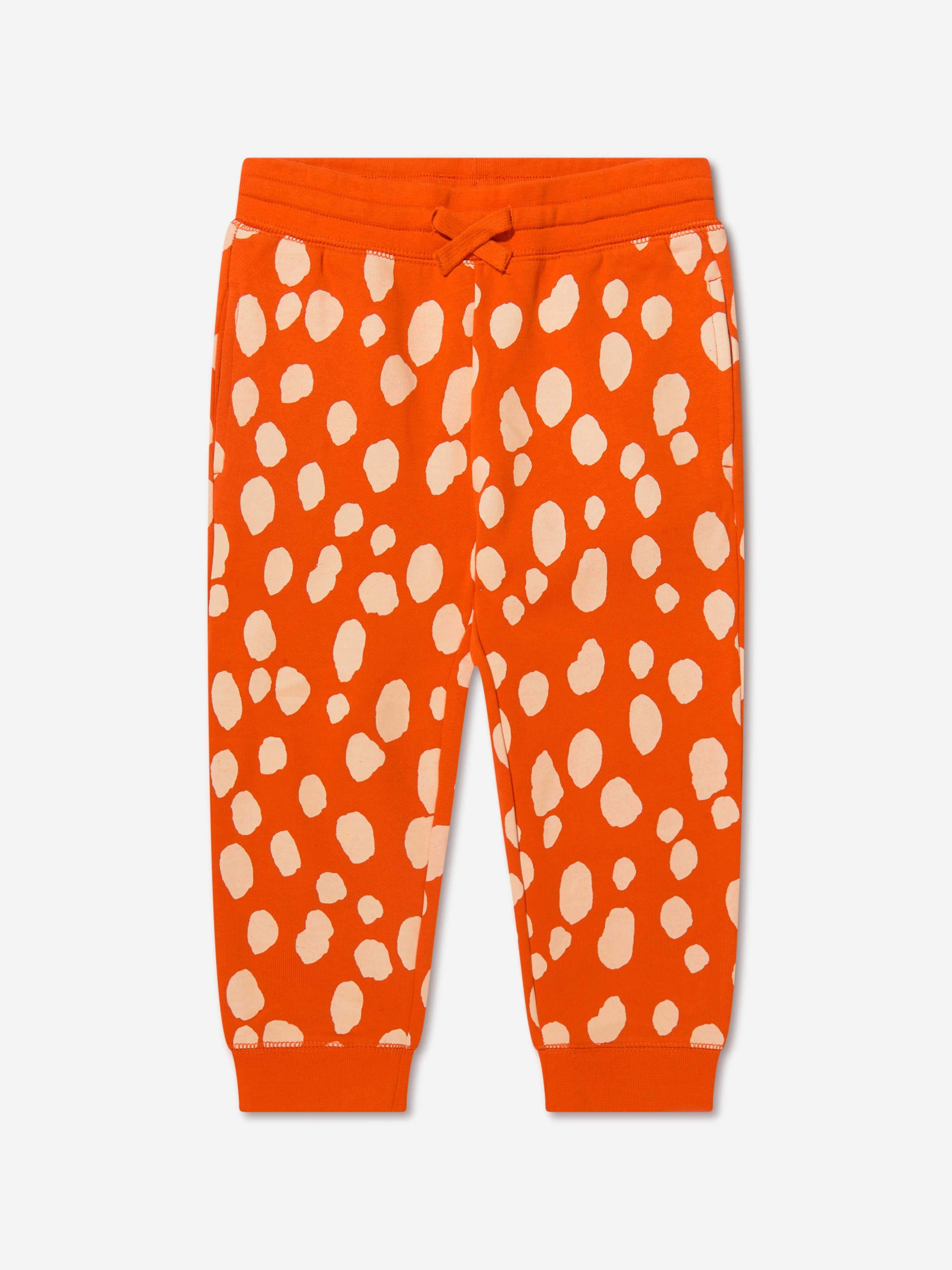 Stella Mccartney Babies' Girls Deer Print Joggers 2 Yrs Orange