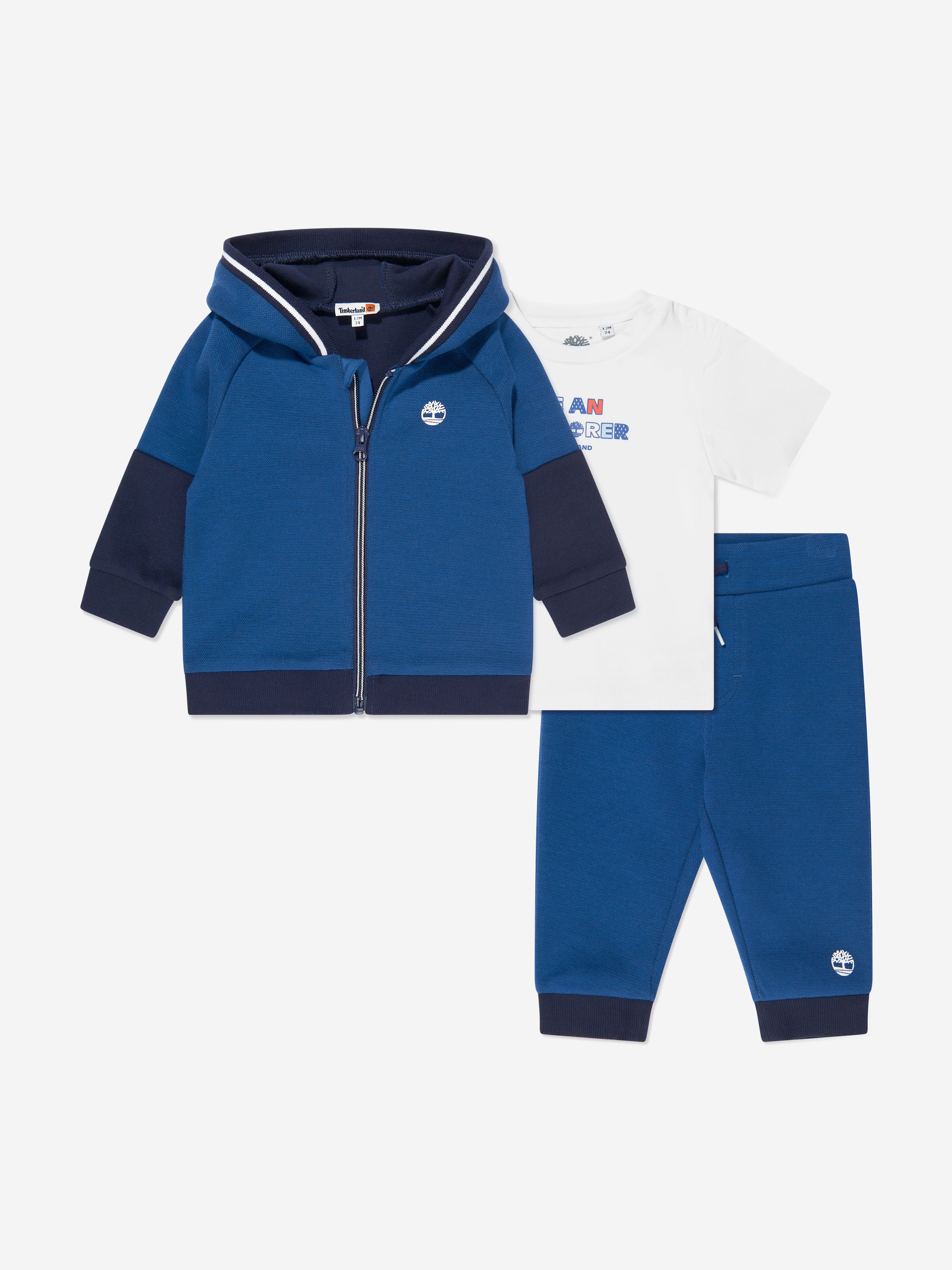 Baby Boys 3 Piece Tracksuit Set in Blue – Childsplay Clothing