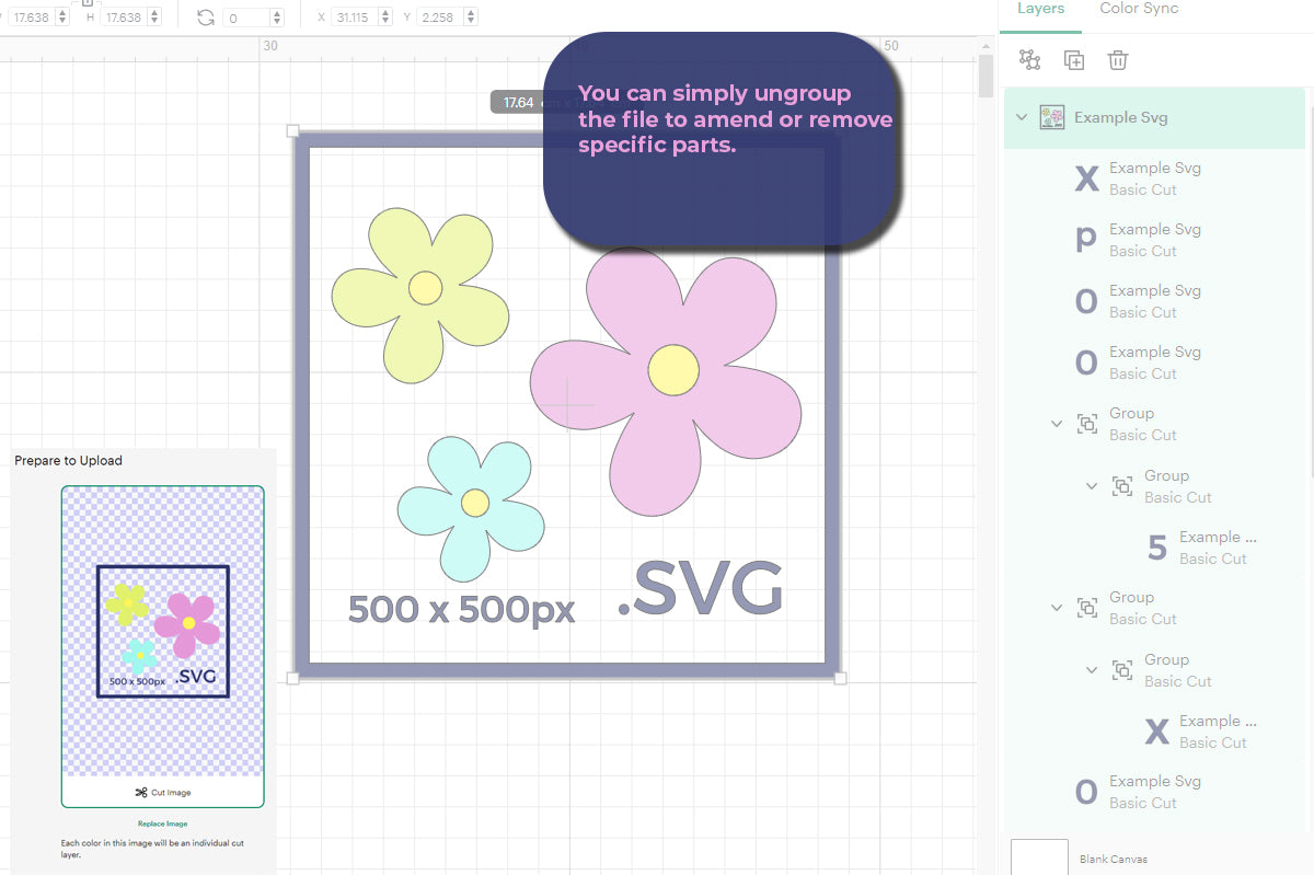 What is an SVG file? Working Example in Cricut Design Space