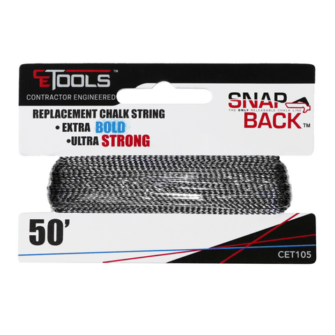 CE Tools Snapback Precision Replacement String 50'
