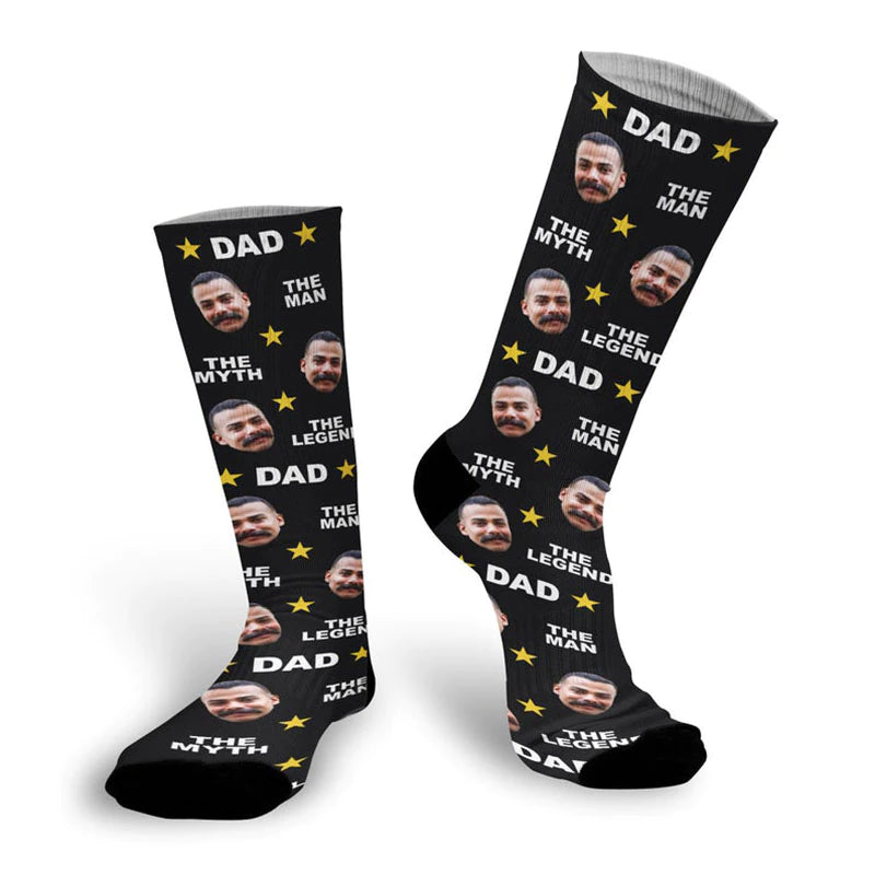Create unique personalized socks with your favorite photo!