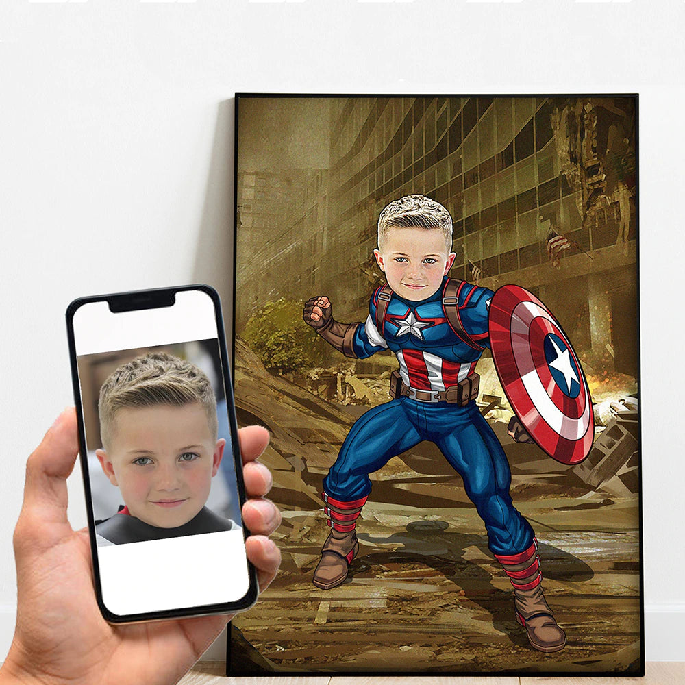 Transform your little one into Spiderman with our personalized gift!