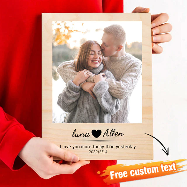 Make a statement with a one-of-a-kind wooden photo print.