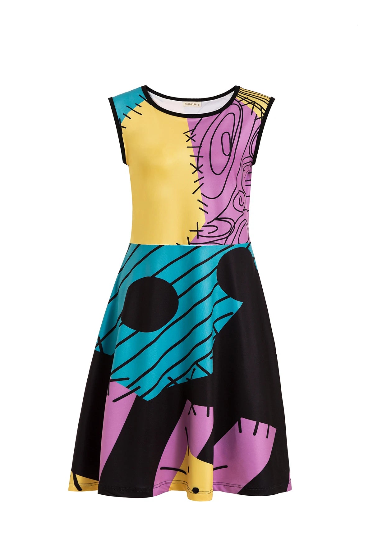 Glow in the Dark Oogie Boogie Halloween Dress - Image 5