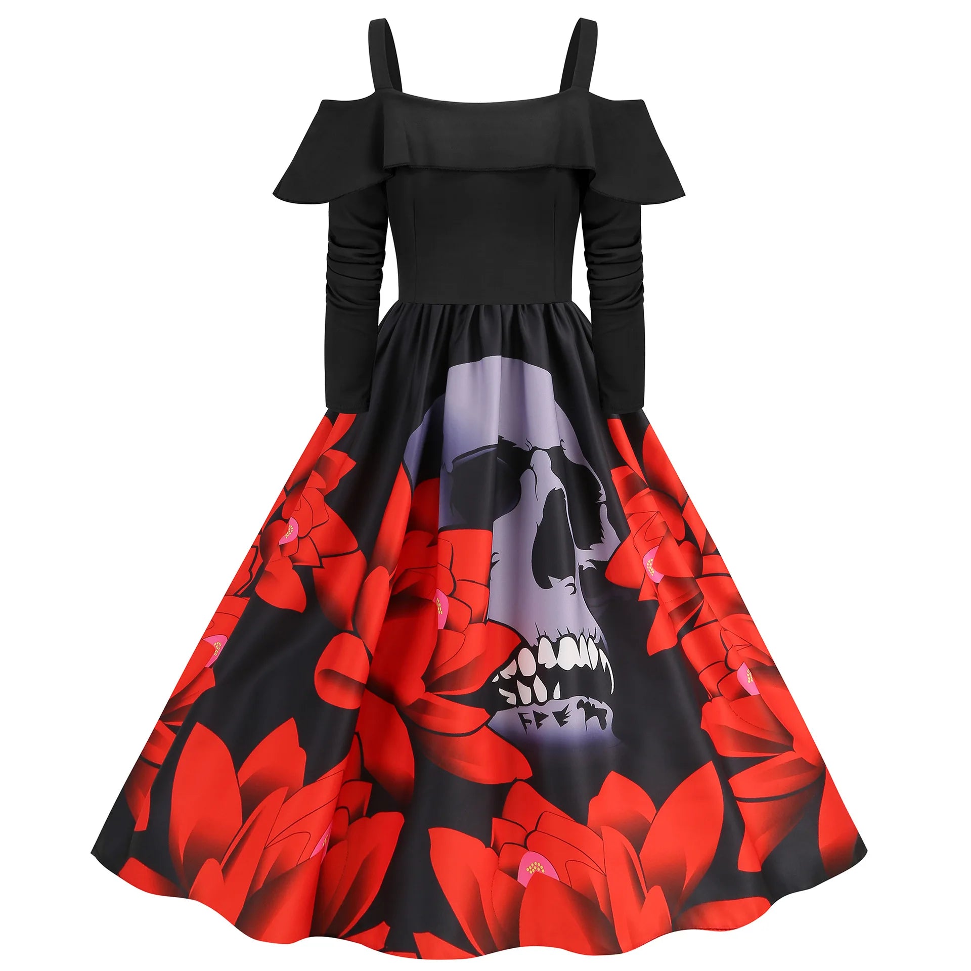 Enchanting Gothic Halloween & Christmas Party Dress - Image 73