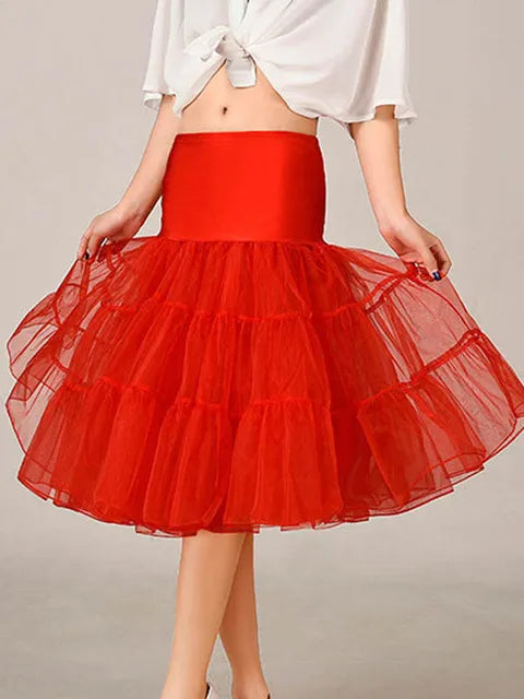 Festive Red Santa Dress with Ruffles & Snowflakes - Image 11