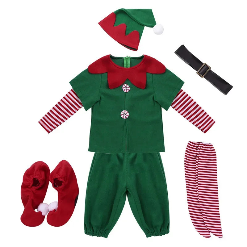 Festive Santa Cosplay Costume for Kids - Image 16