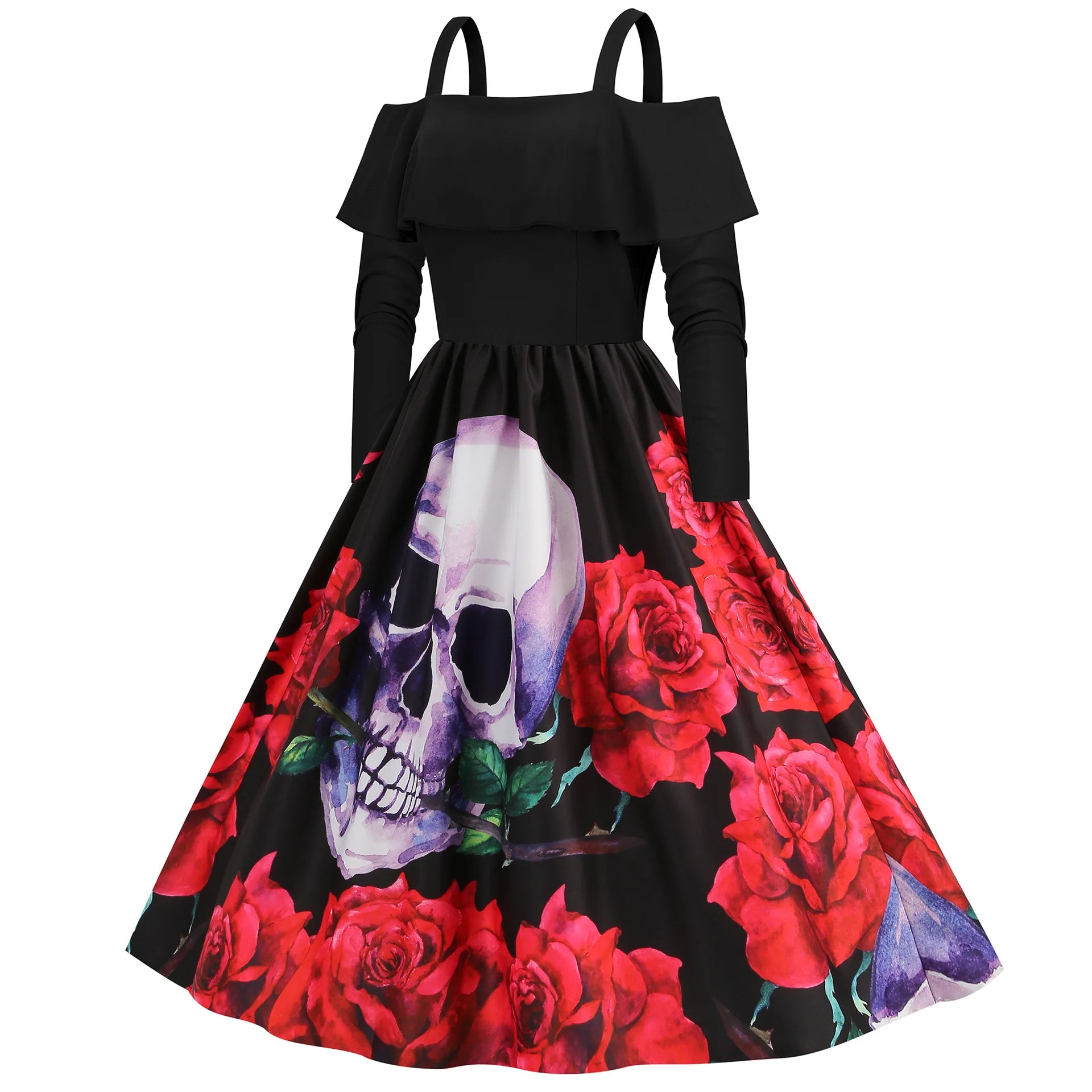 Enchanting Gothic Halloween & Christmas Party Dress - Image 57