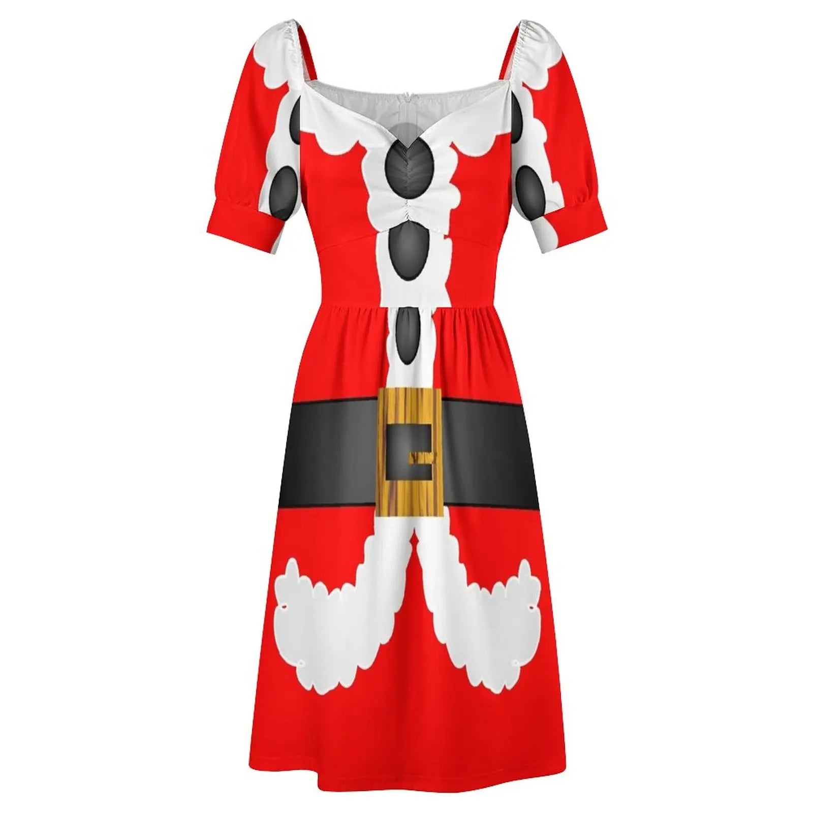 Charming Santa Claus Dress for Festive Elegance - Image 4