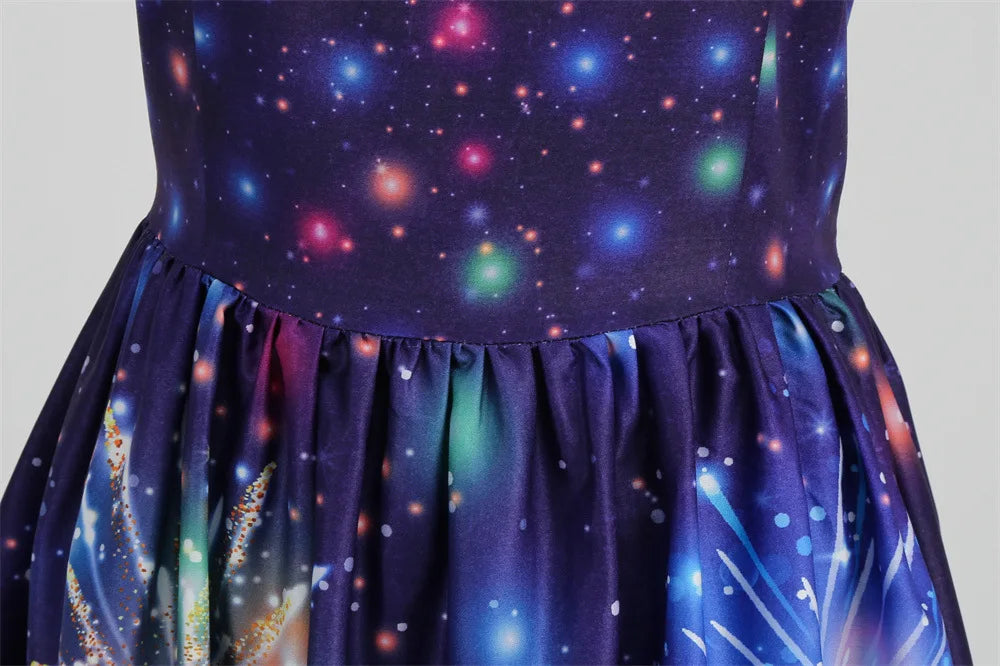 “Festive Snowflake Print Christmas Party Dress” - Image 76