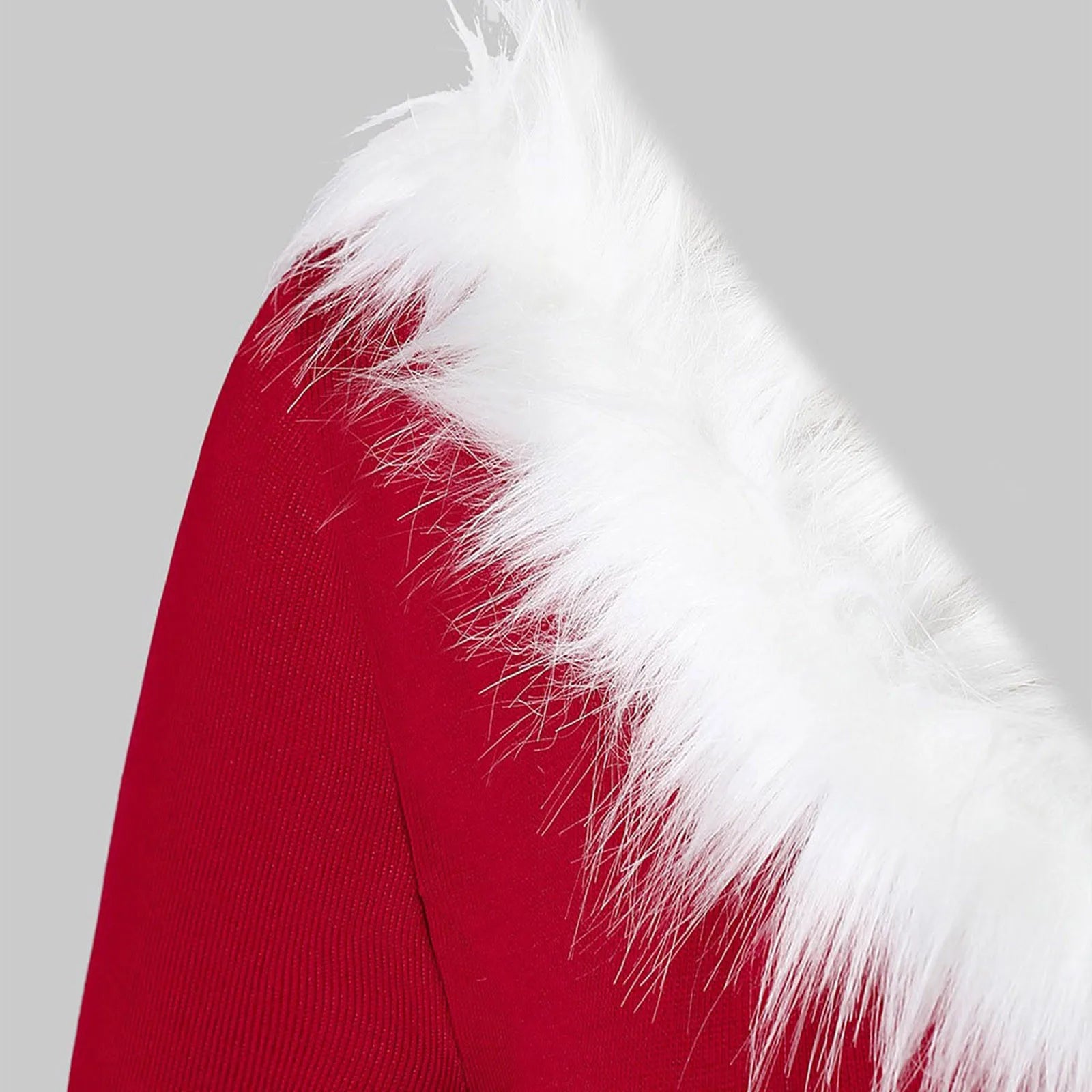 Plus Size Sexy V-Neck Christmas Dress - Image 8