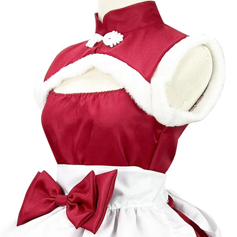 Charming Christmas Kawaii Lolita Maid Costume - Image 6