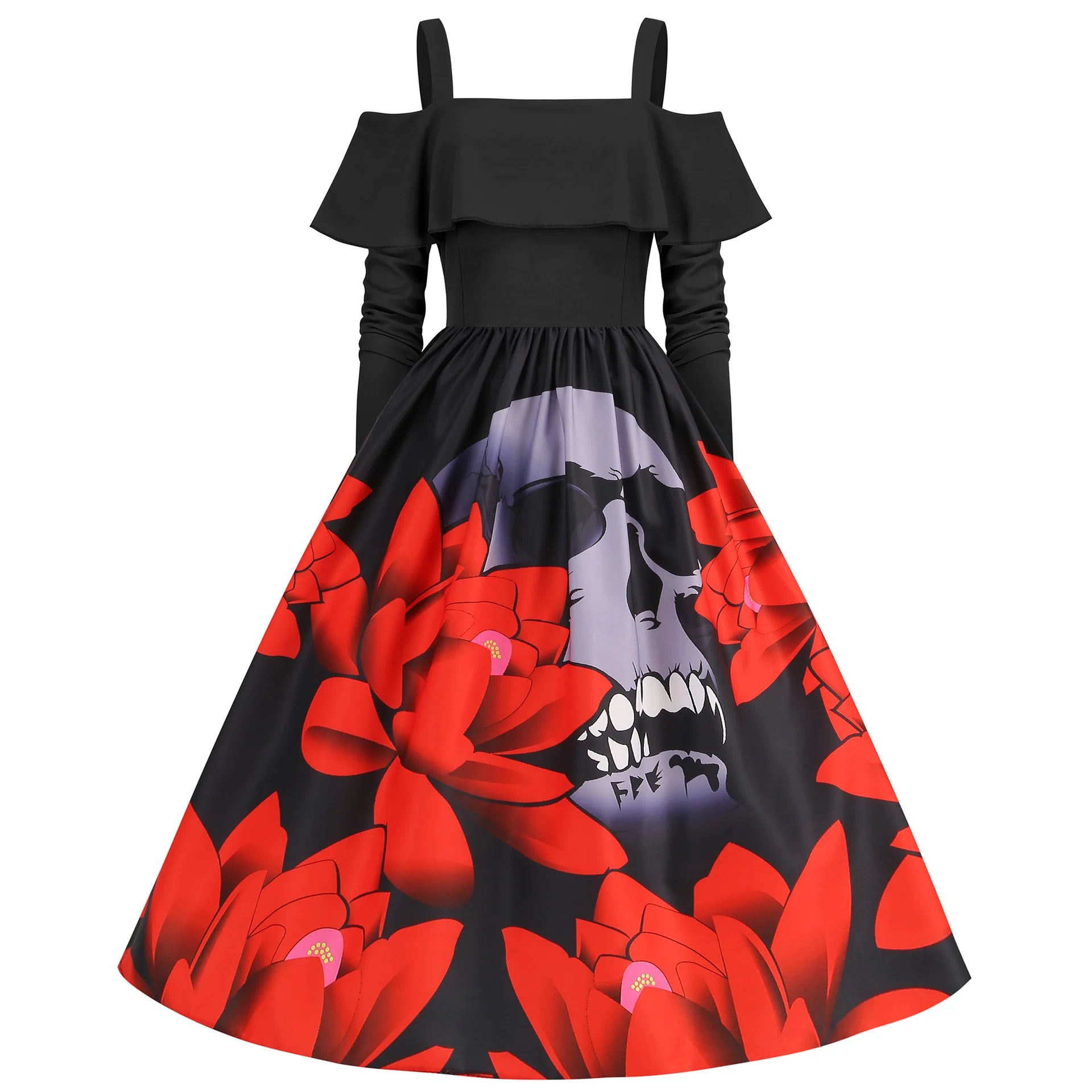 Enchanting Gothic Halloween & Christmas Party Dress - Image 75