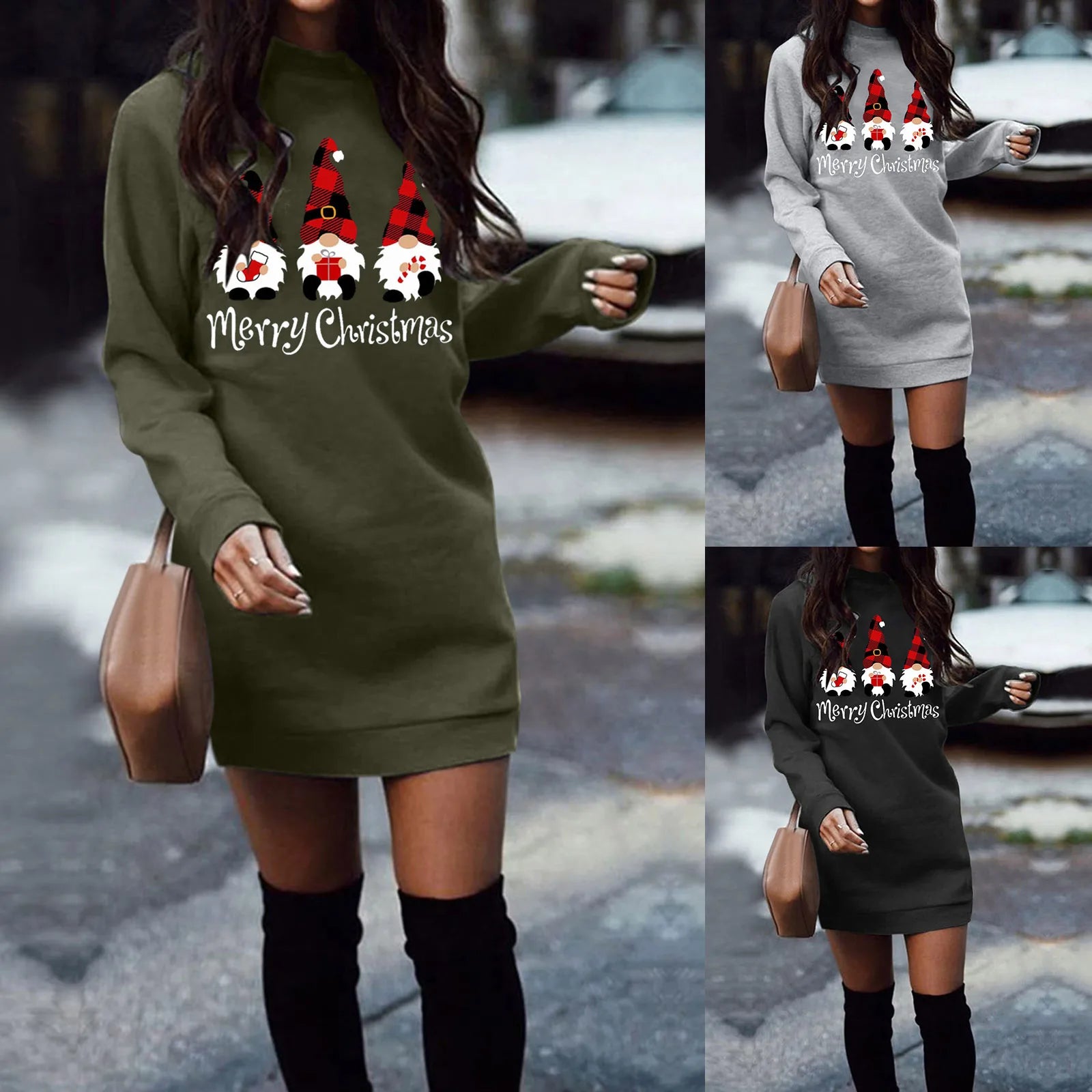 Chic Y2K Winter Dresses & Hoodies for Christmas - Image 7